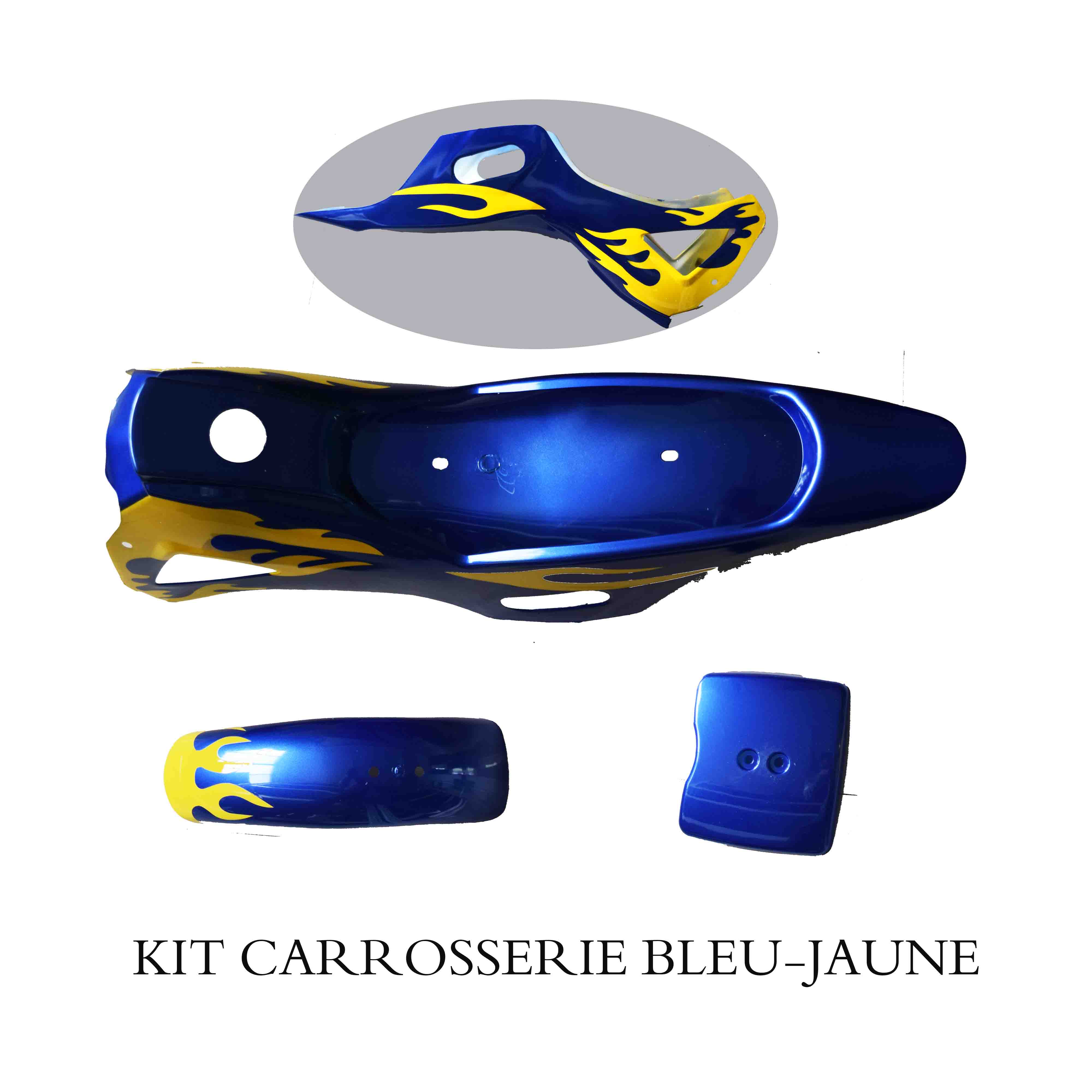 KIT CARROSSERIE BLEU-JAUNE 