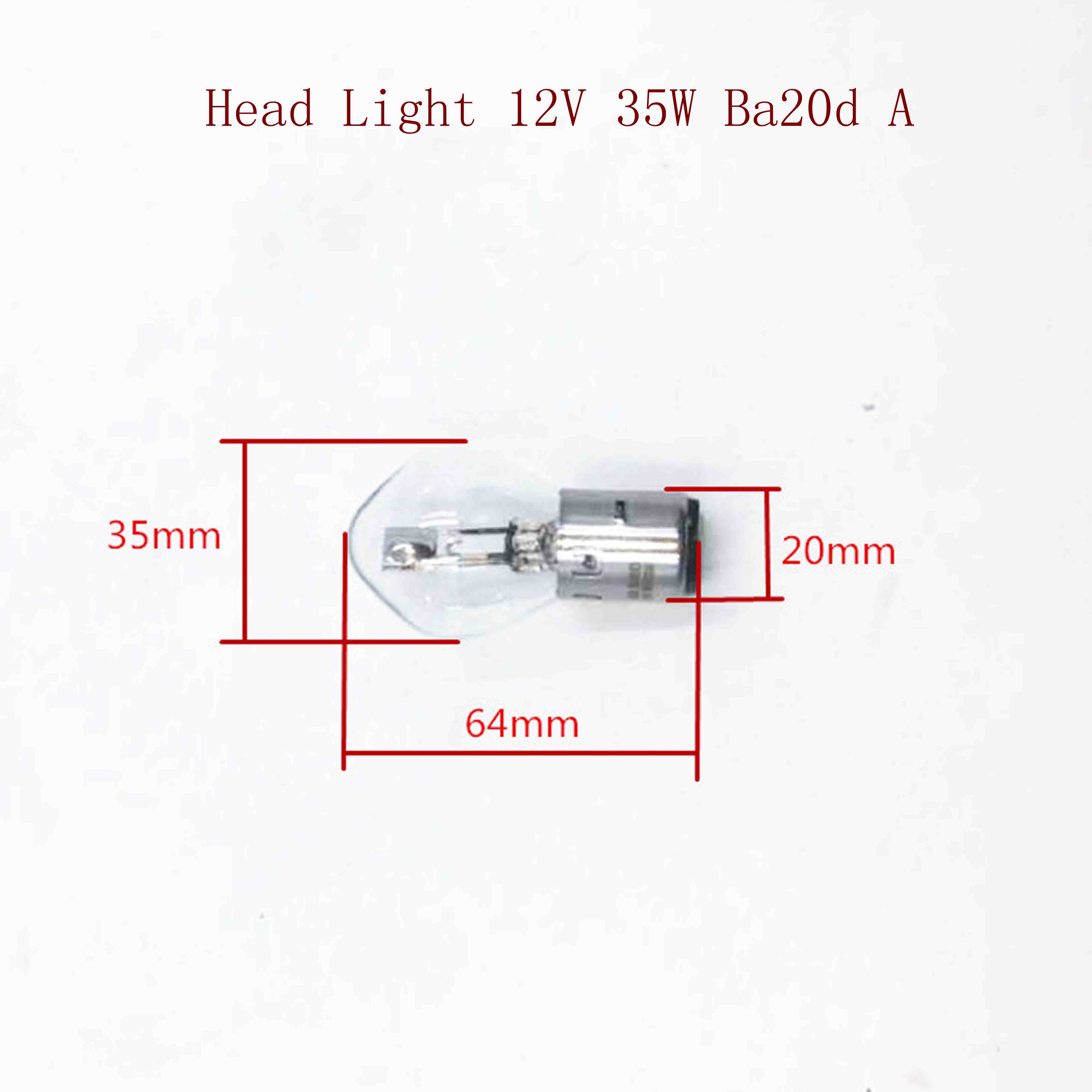 Head Light 12V 35W Ba20d A 