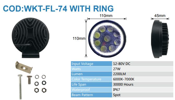 WKT-FL-74 WITH RING 