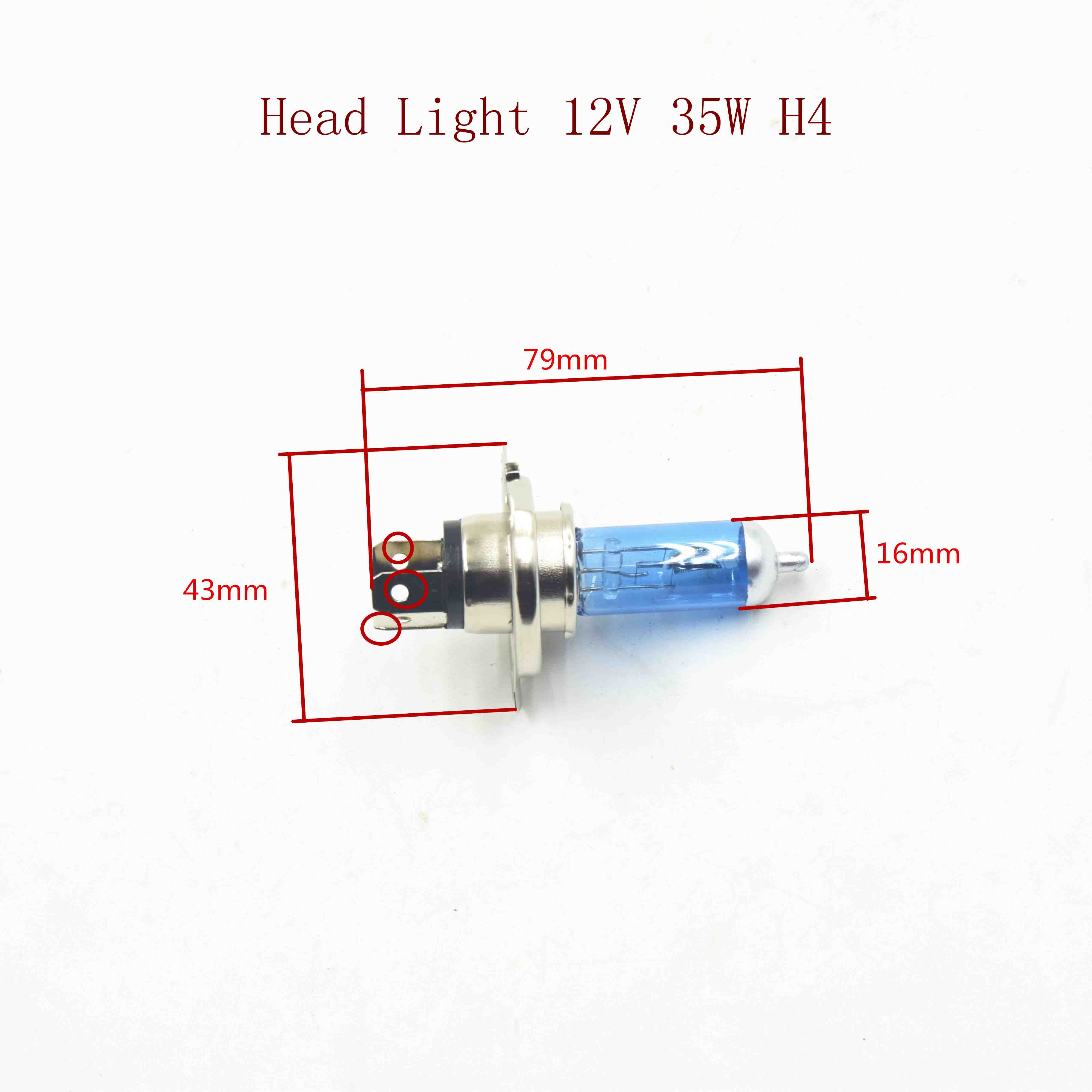 Head Light 12V 35W H4 