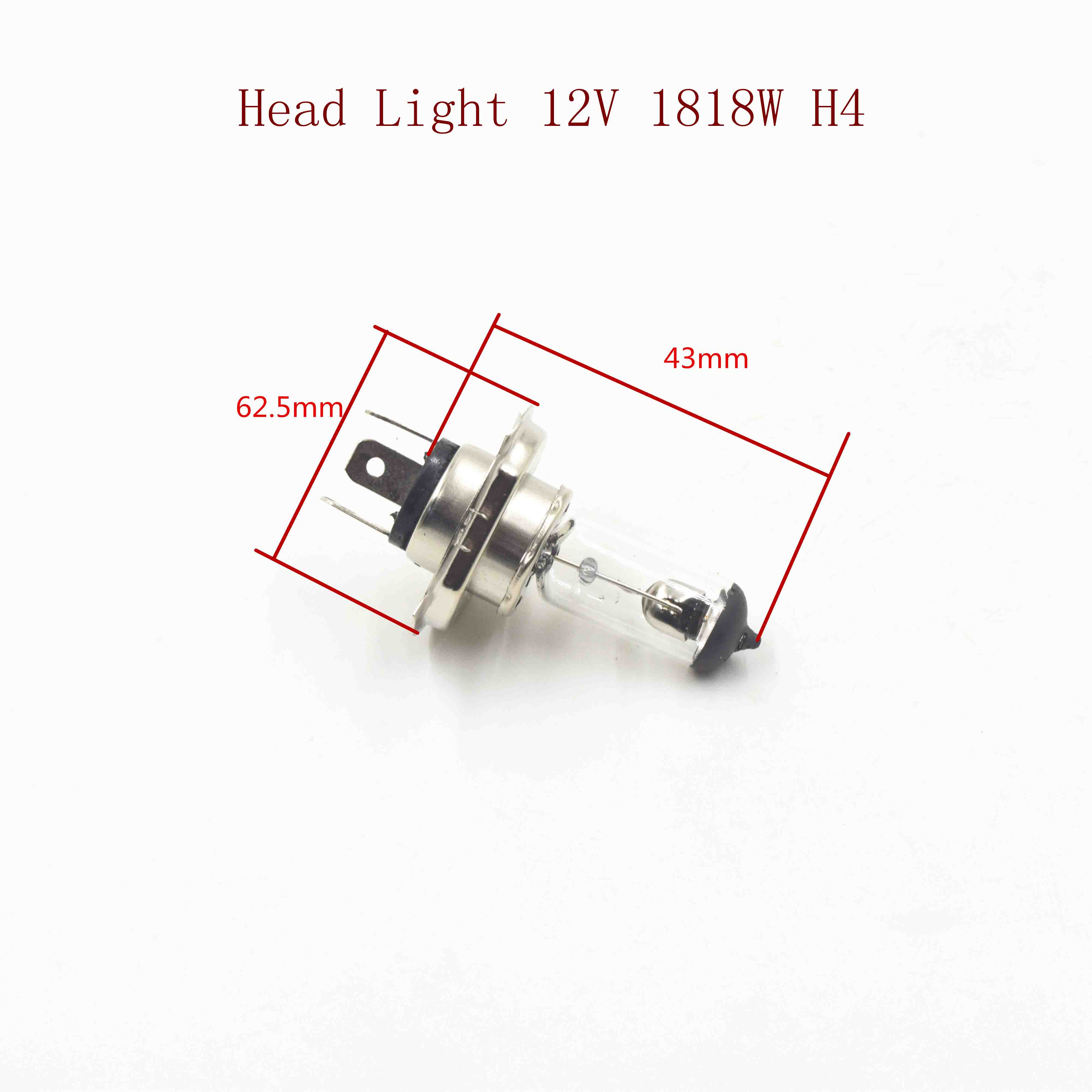 Head Light 12V 1818W H4 