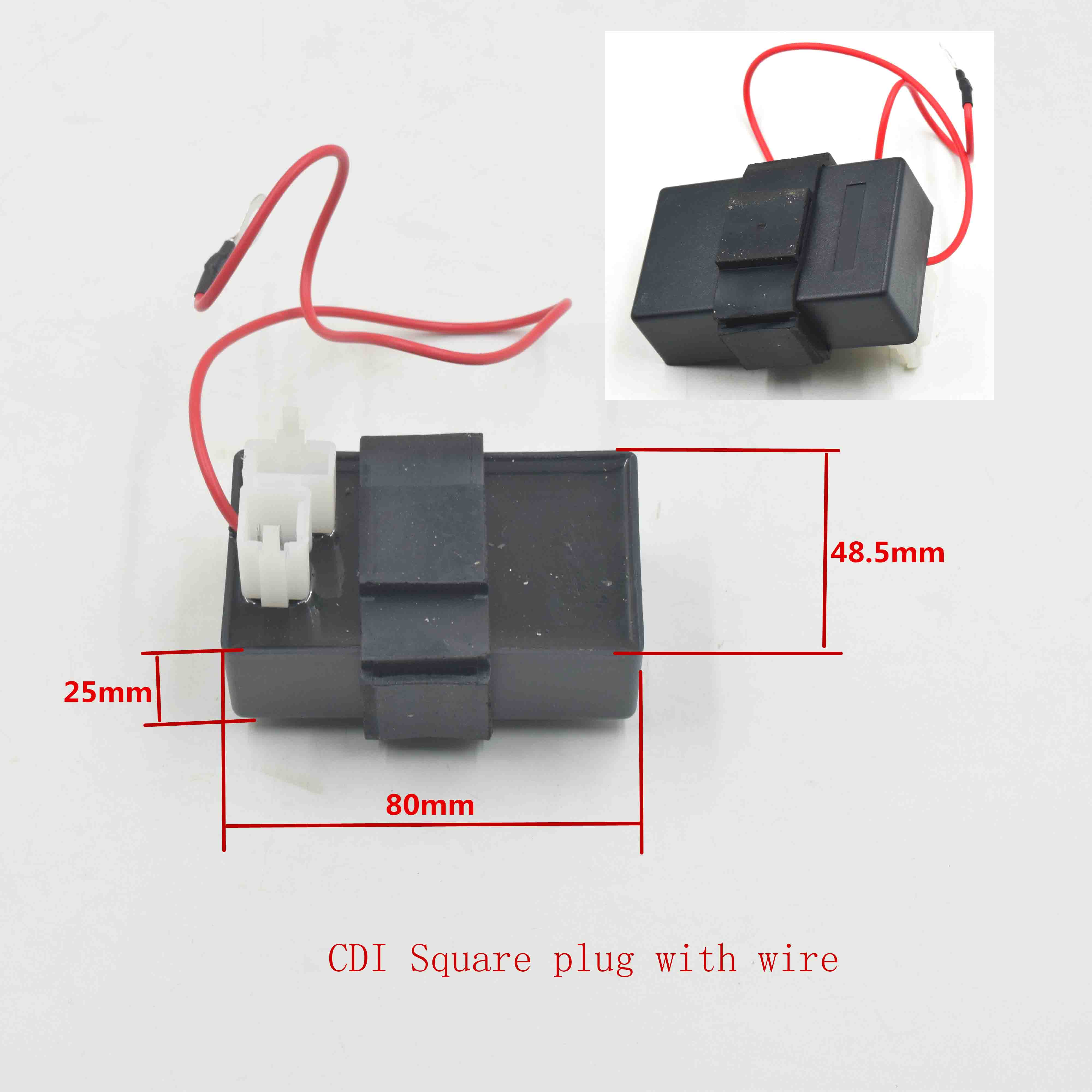 CDI Square plug with wire 