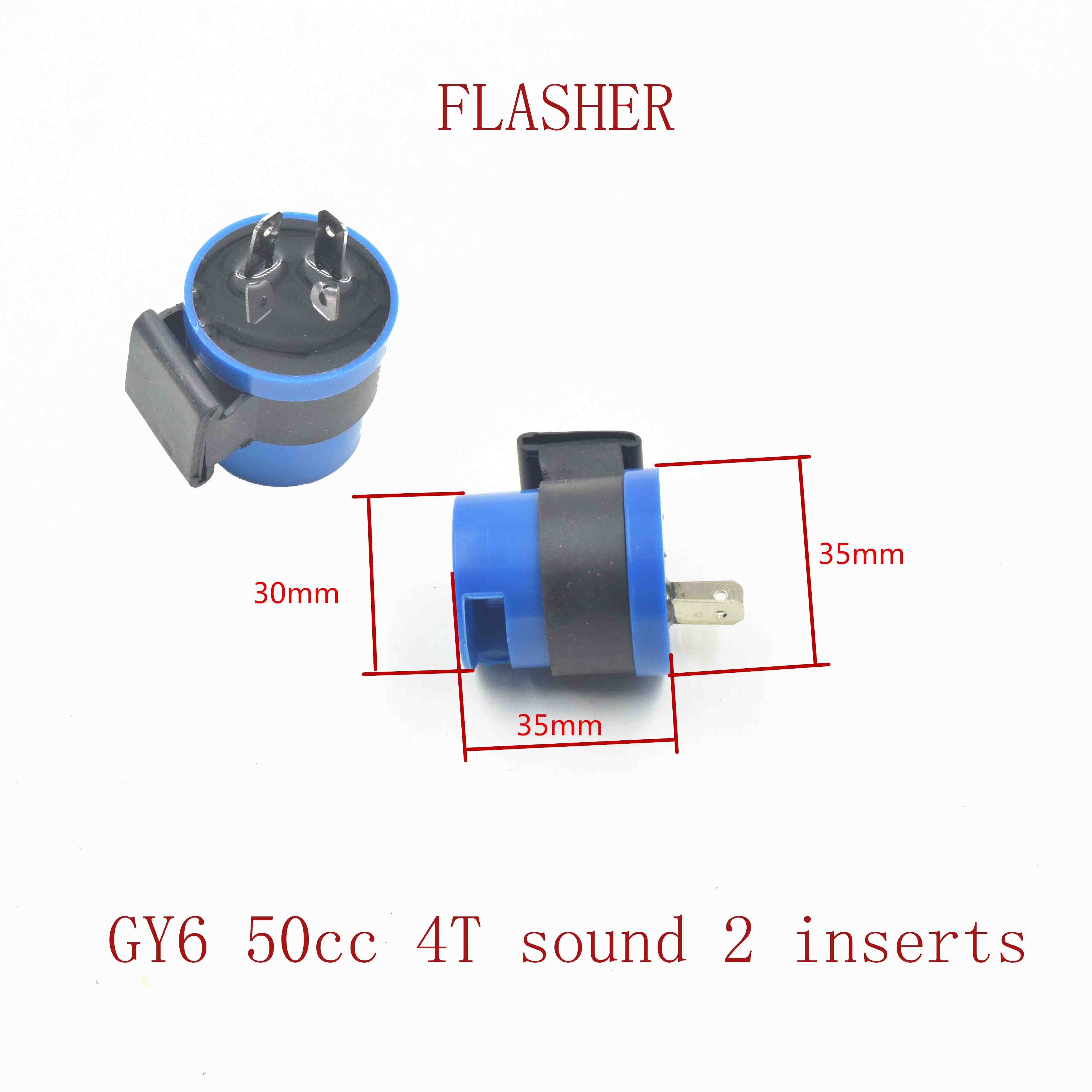 GY6 50cc 4T, sound, 2 inserts 