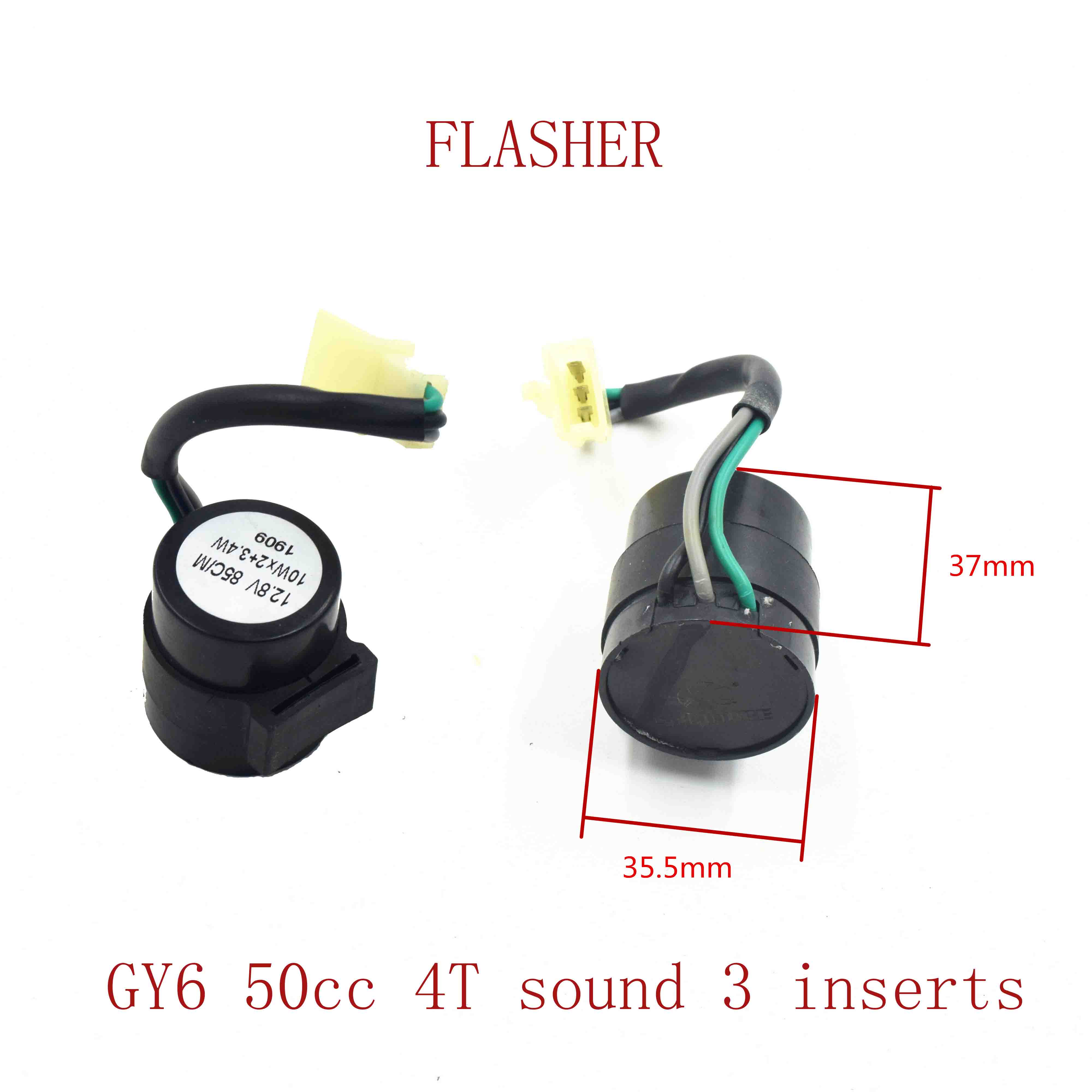 GY6 50cc 4T, sound, 3 inserts 