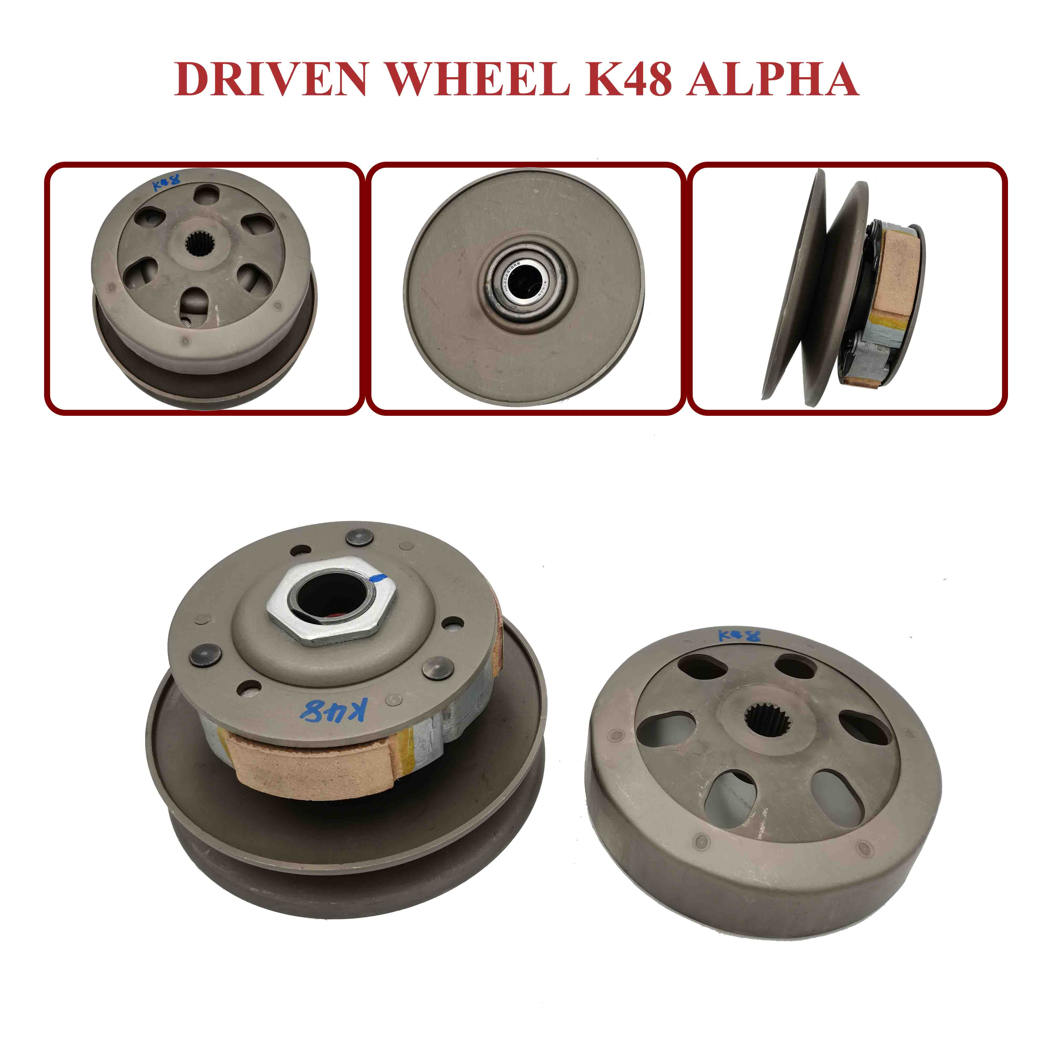 DRIVEN WHEEL K48 ALPHA 