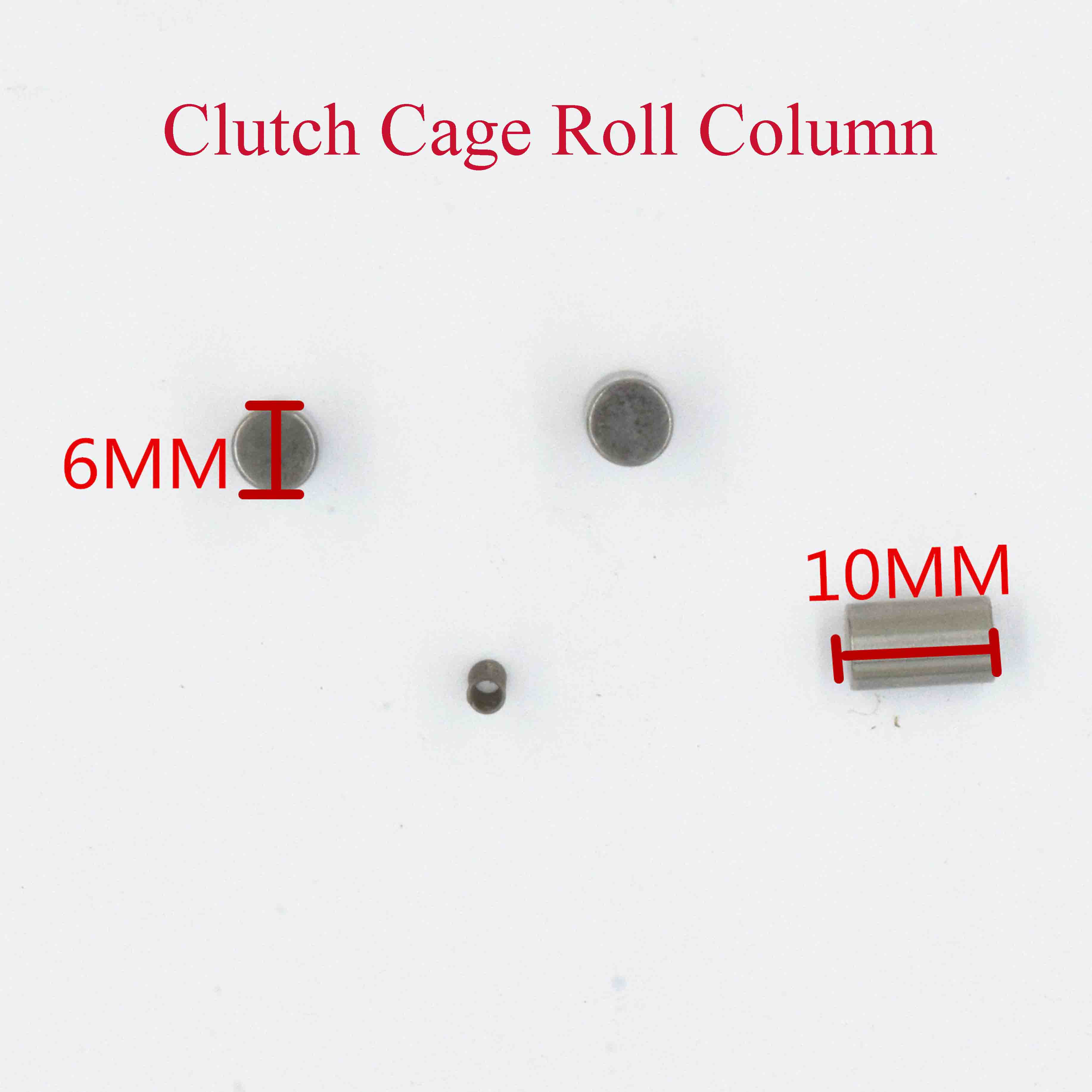 Clutch cage roll column 