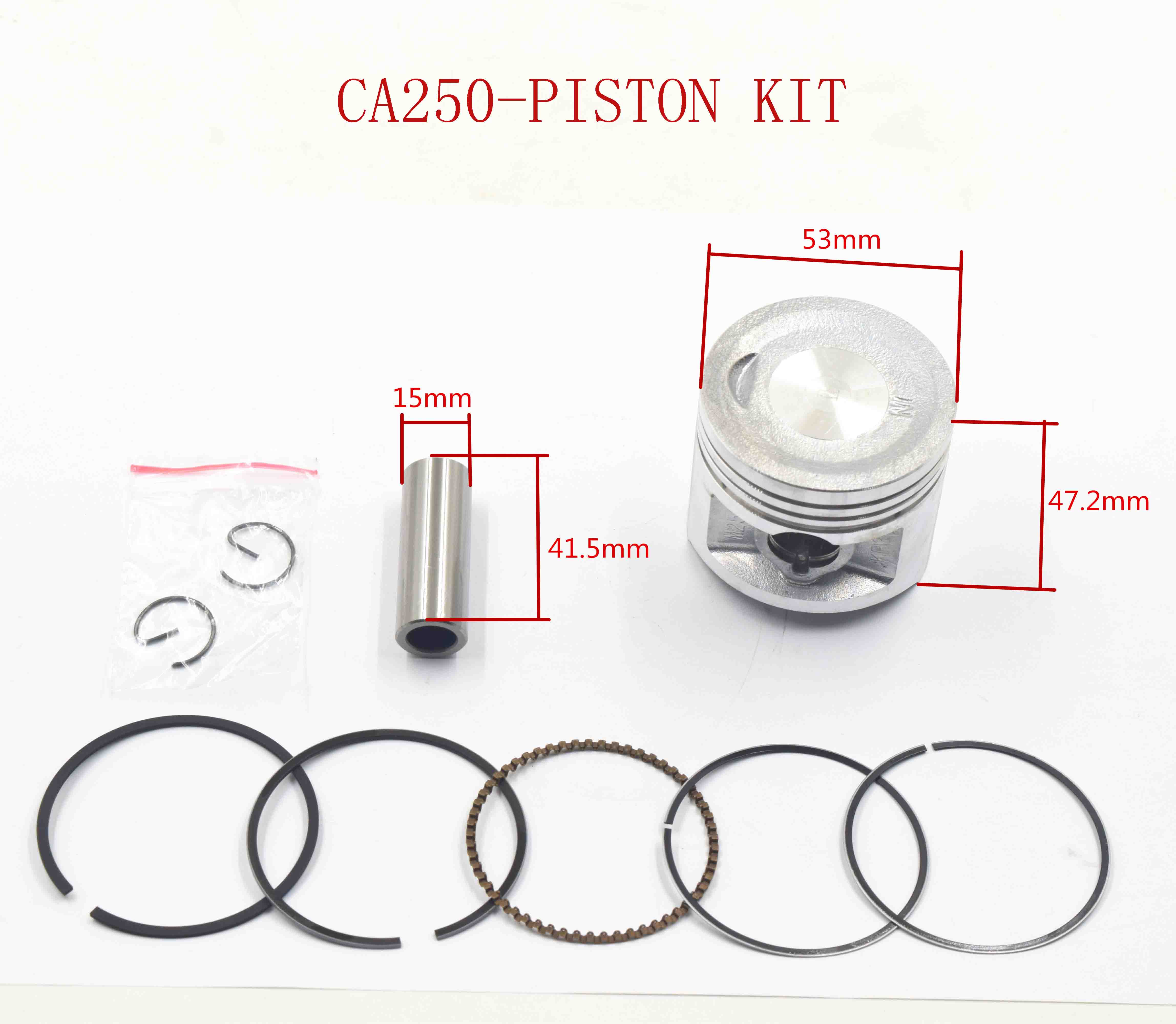 CA250-PISTON KIT 