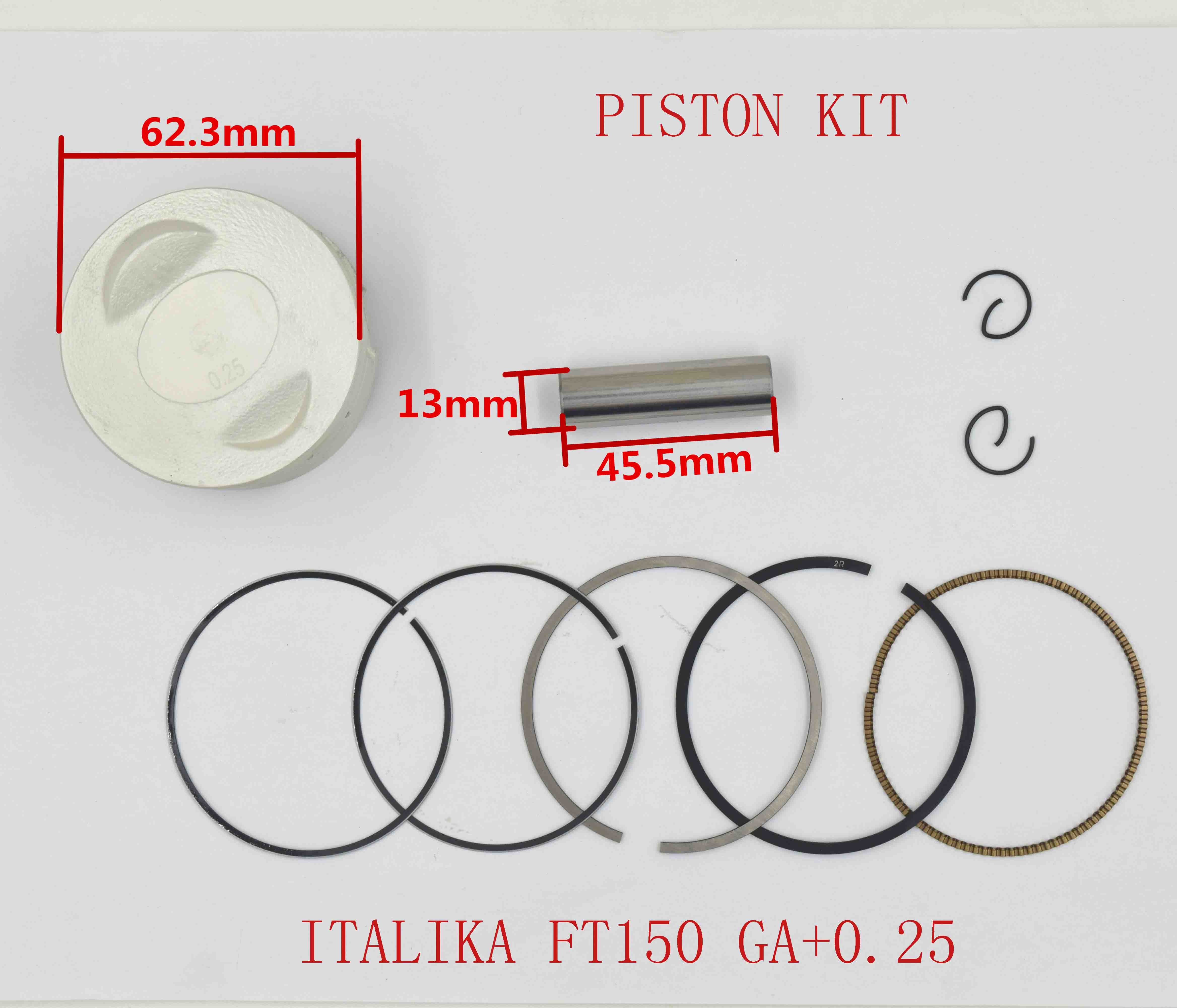 ITALIKA FT150 GA+0.25 