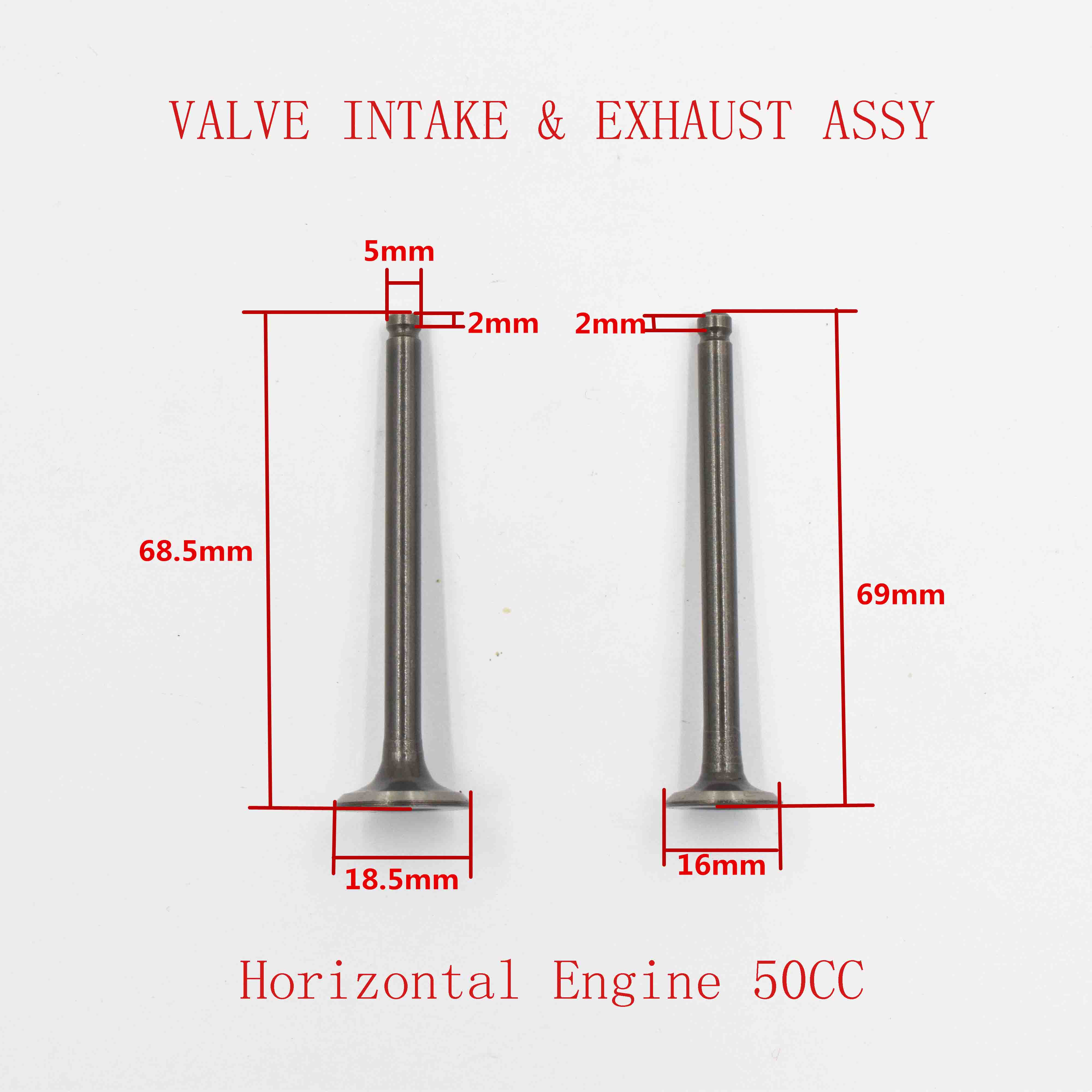 Horizontal engine 50CC 