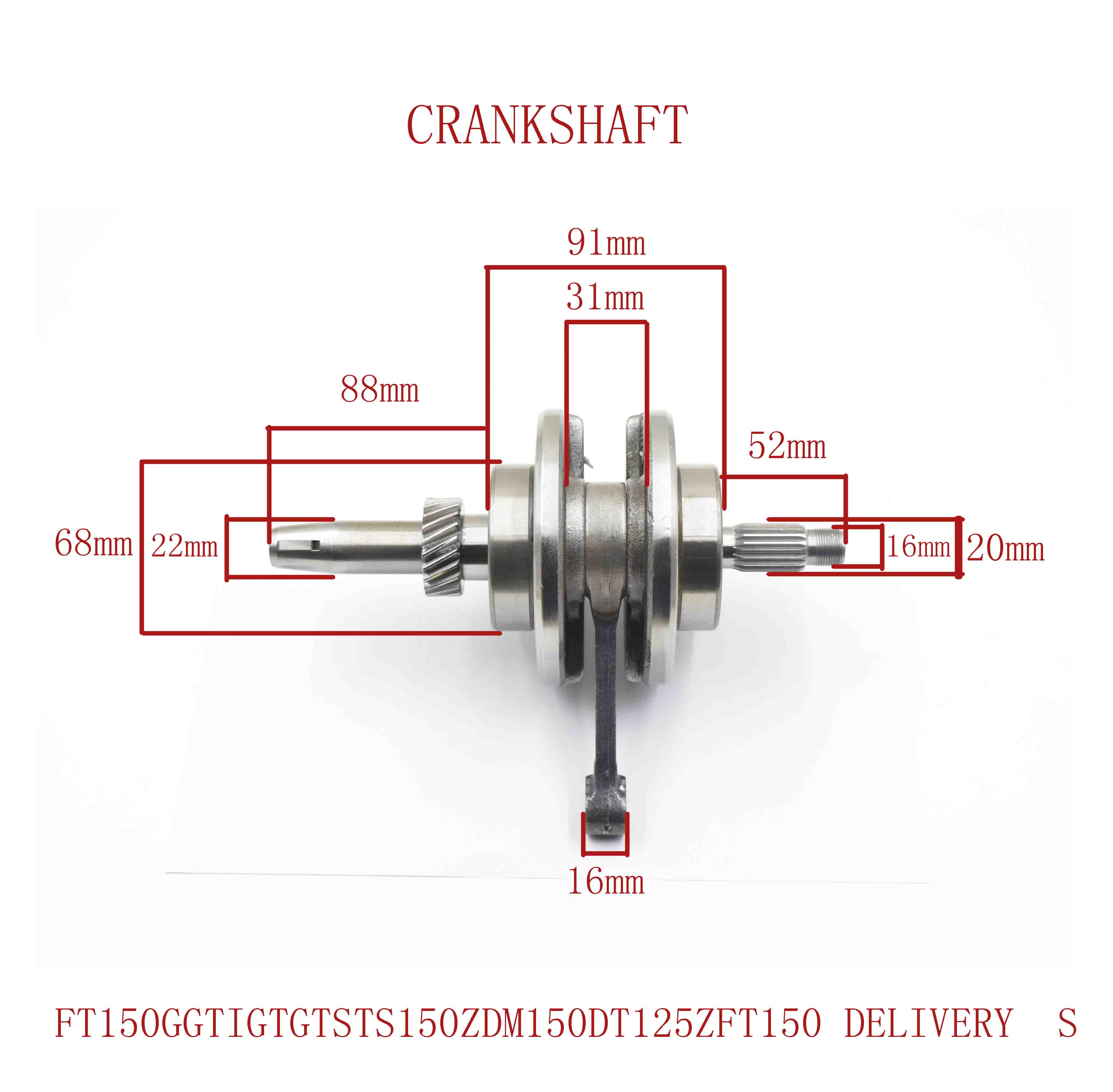 FT150GGTIGTGTSTS150ZDM150DT125ZFT150 DELIVERY  S 