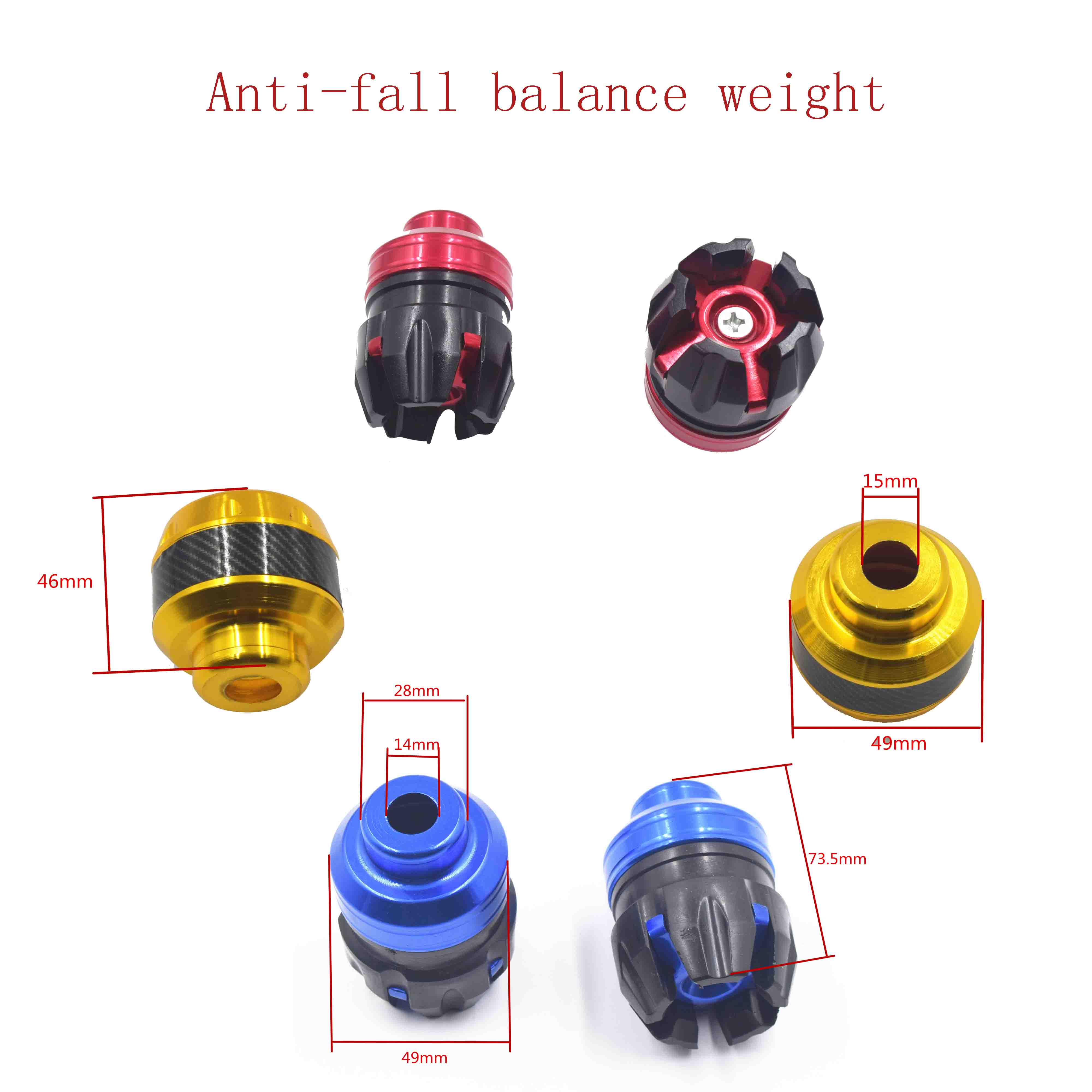 Anti-fall balance weight 