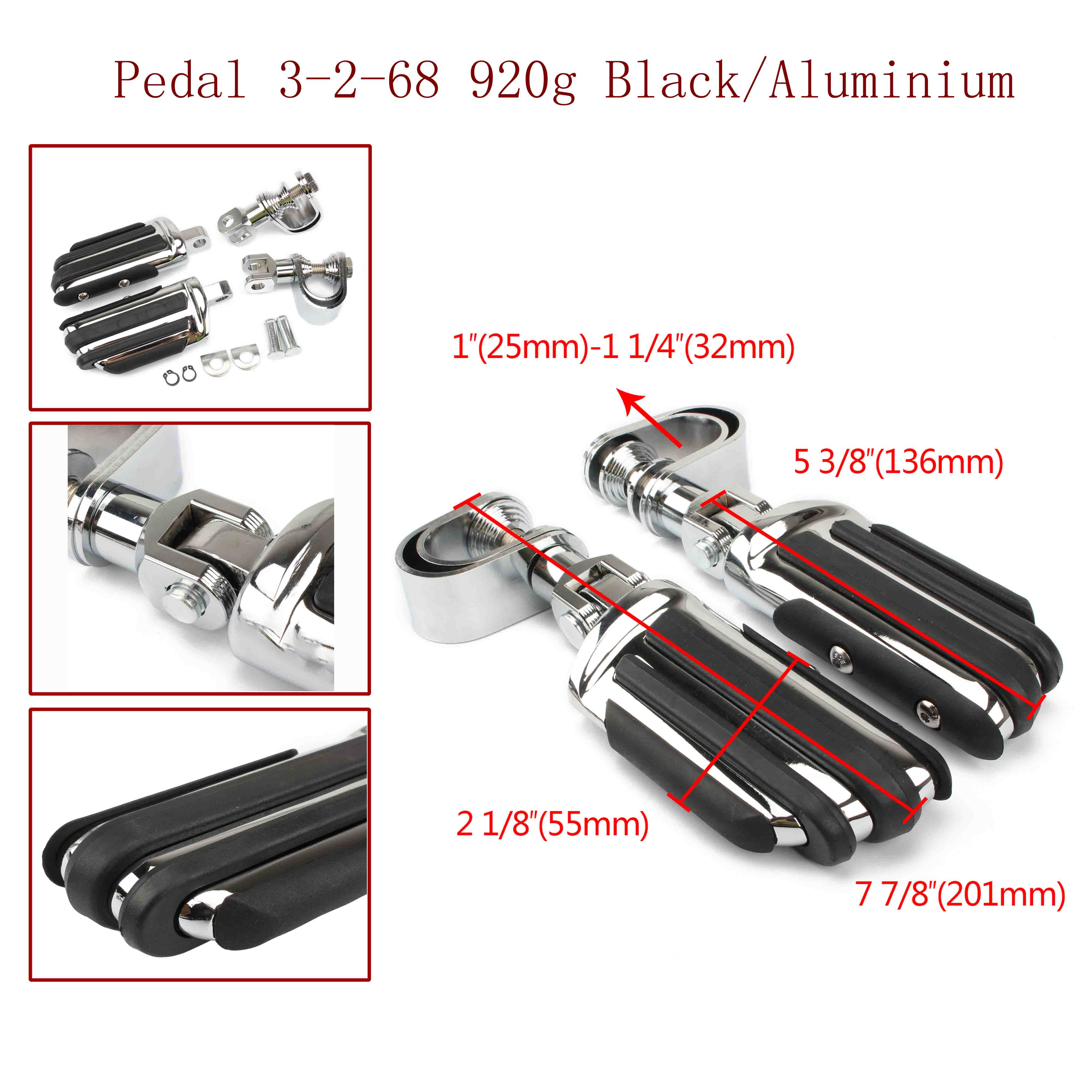 Pedal 3-2-68 920g Aluminium 
