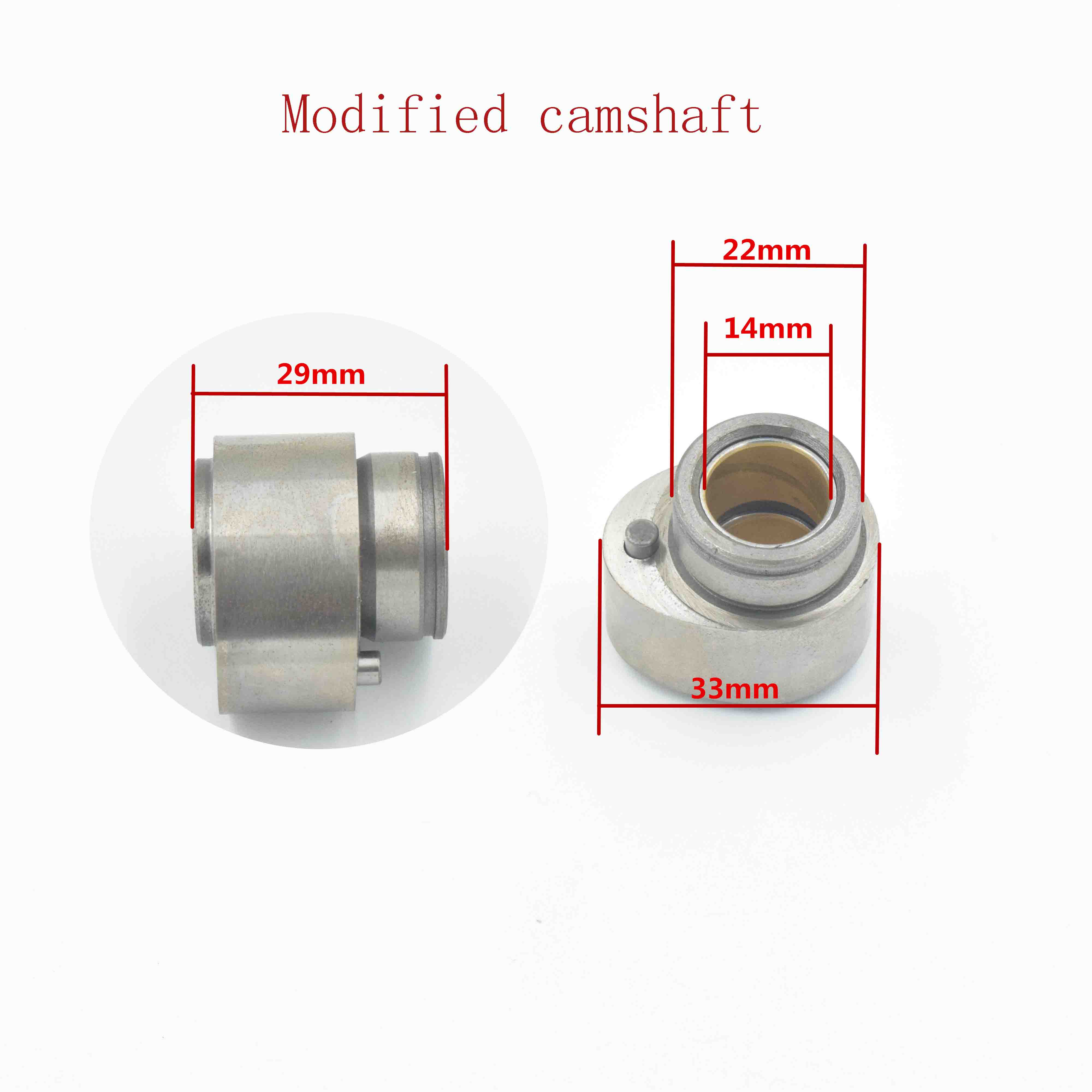 Modified camshaft 