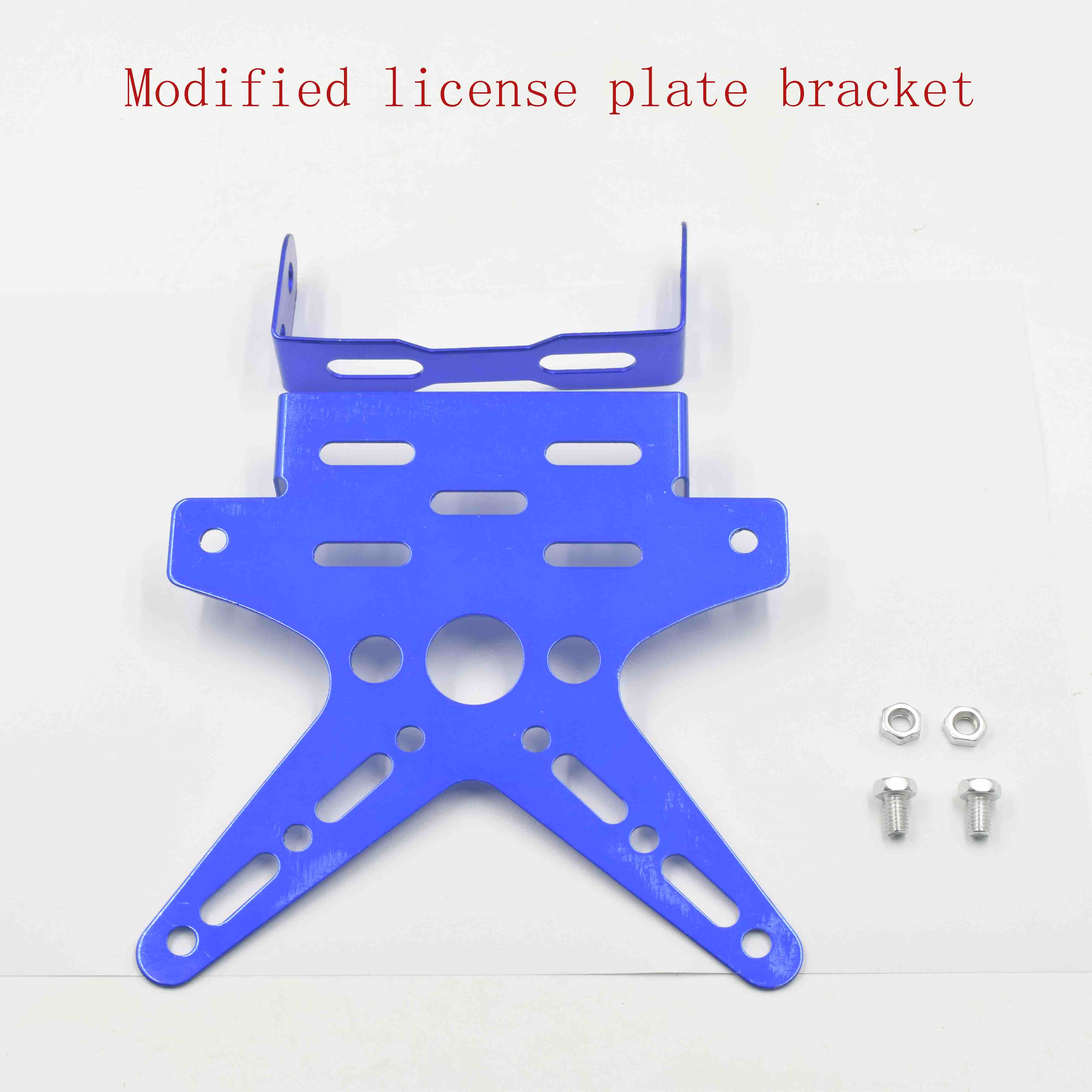 Modified license plate bracket 
