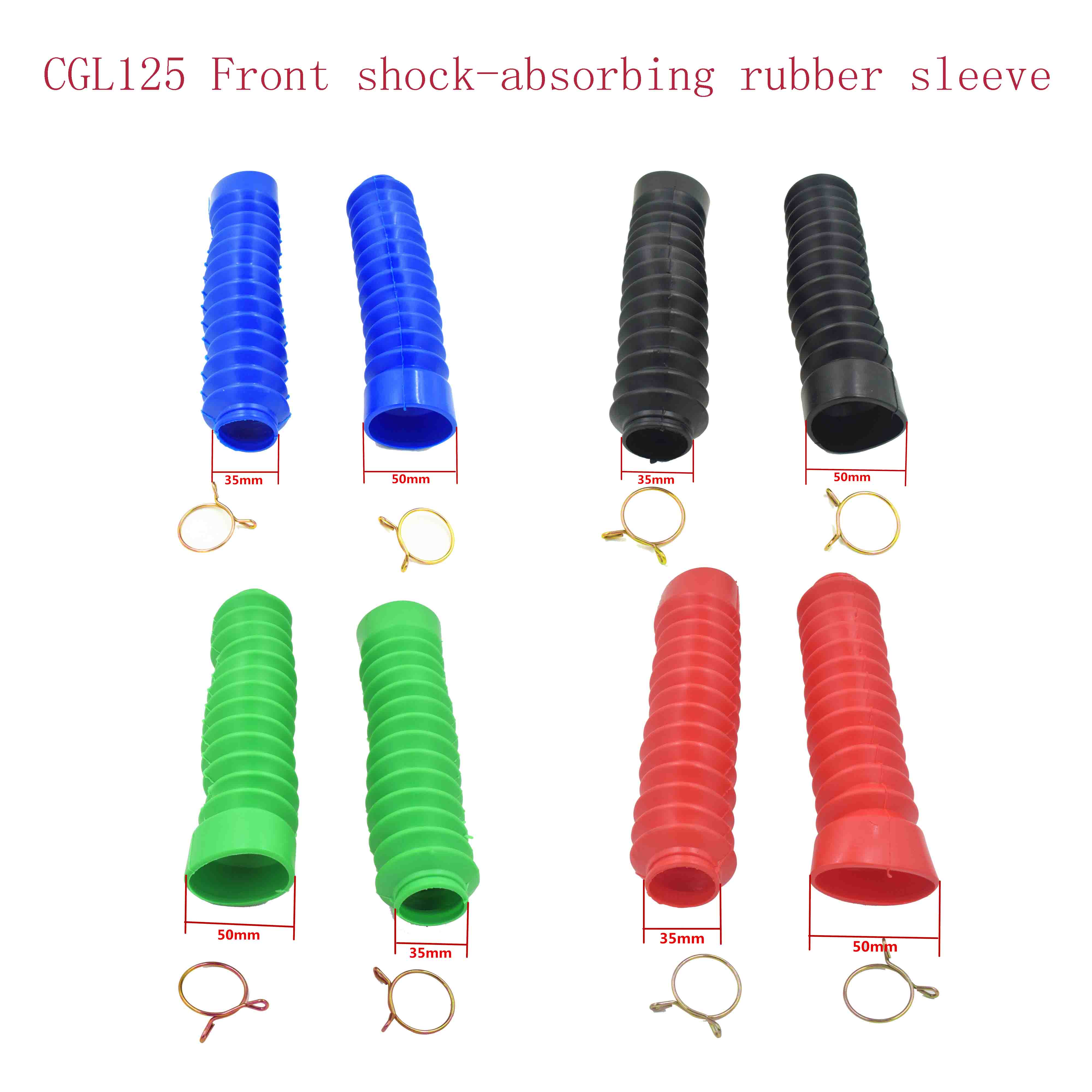 CGL125 Front shock-absorbing rubber sleeve 