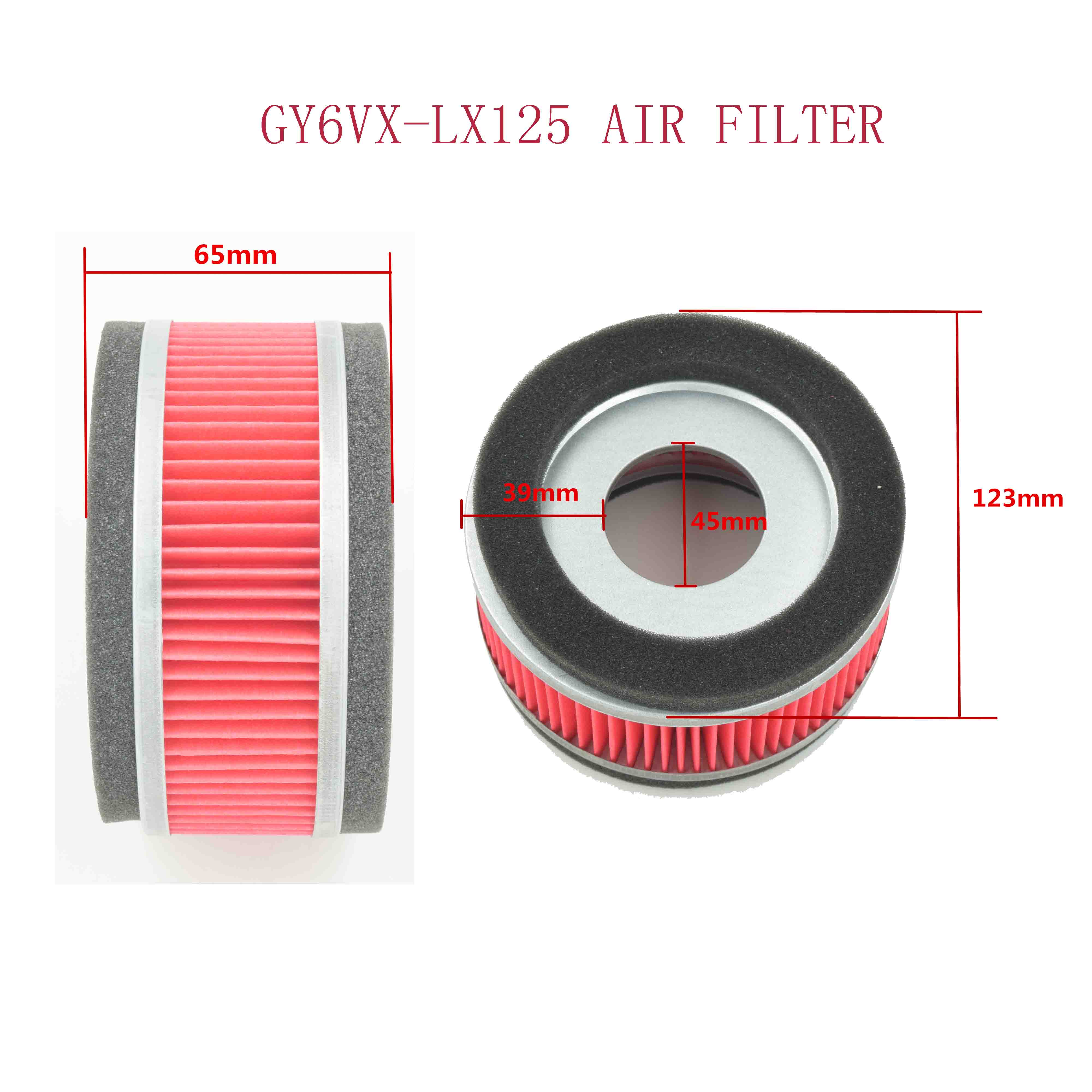 GY6VX-LX125 AIR FILTER 
