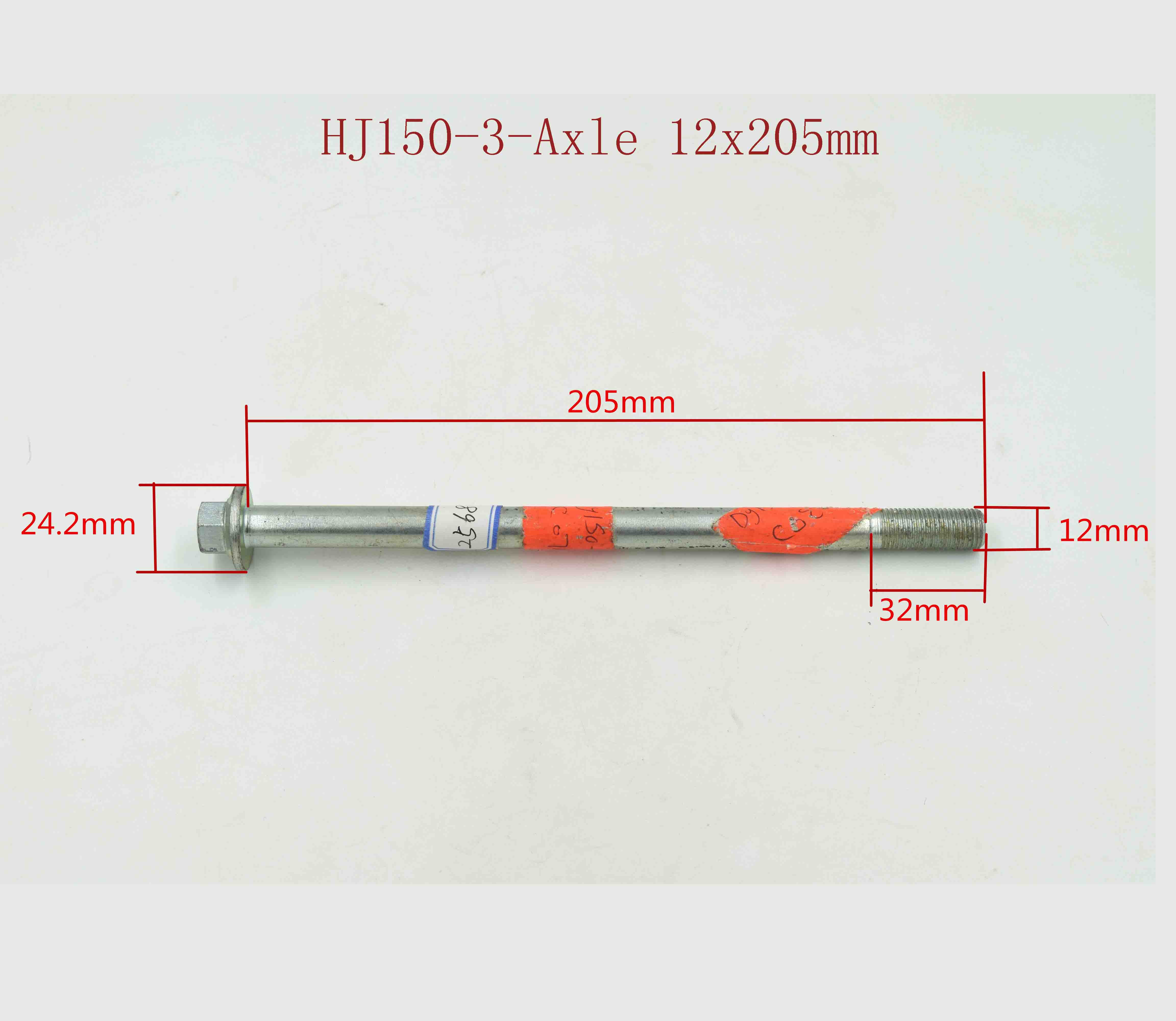 HJ150-3-Axle 12x205mm 