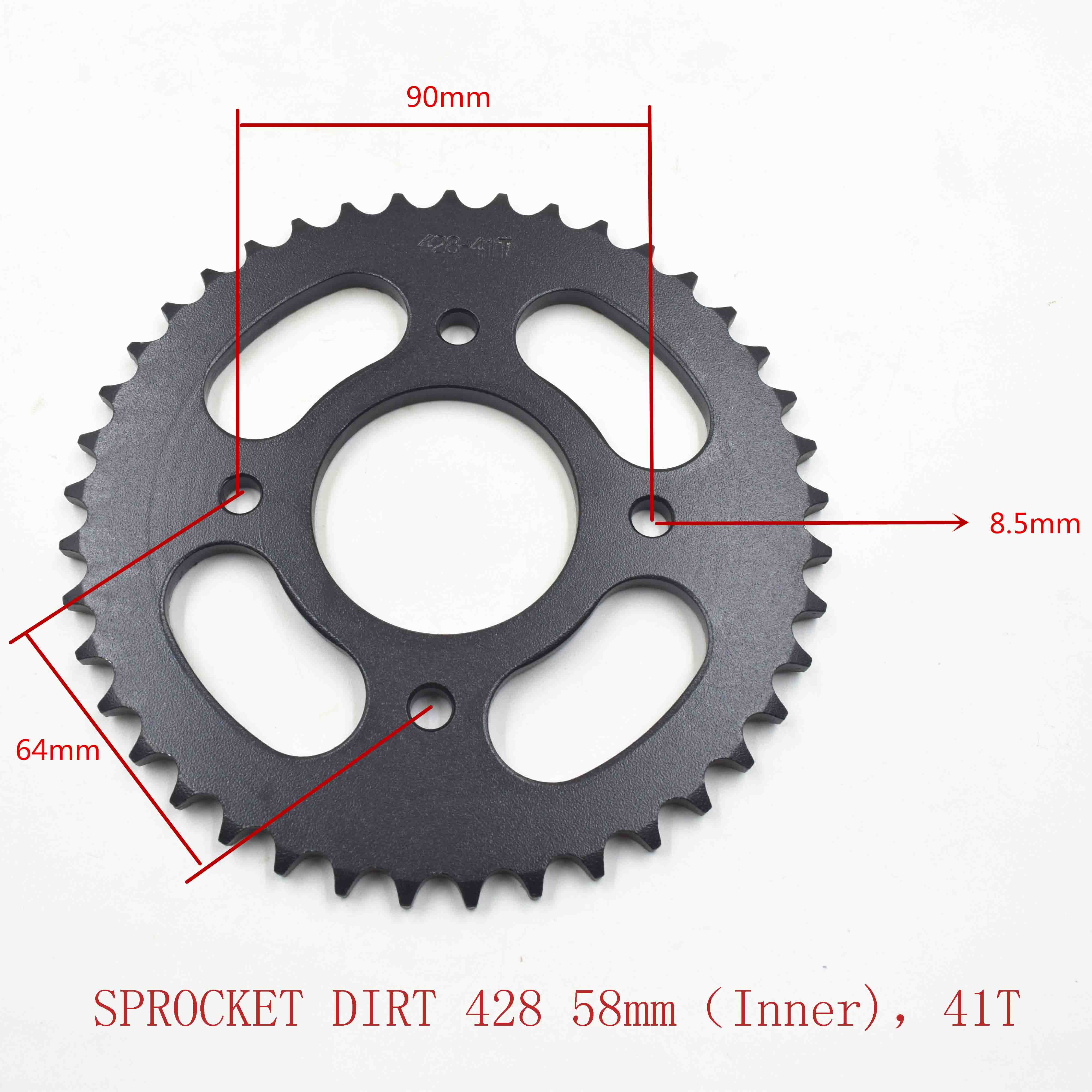 SPROCKET DIRT 428 58mm（Inner)，41T 