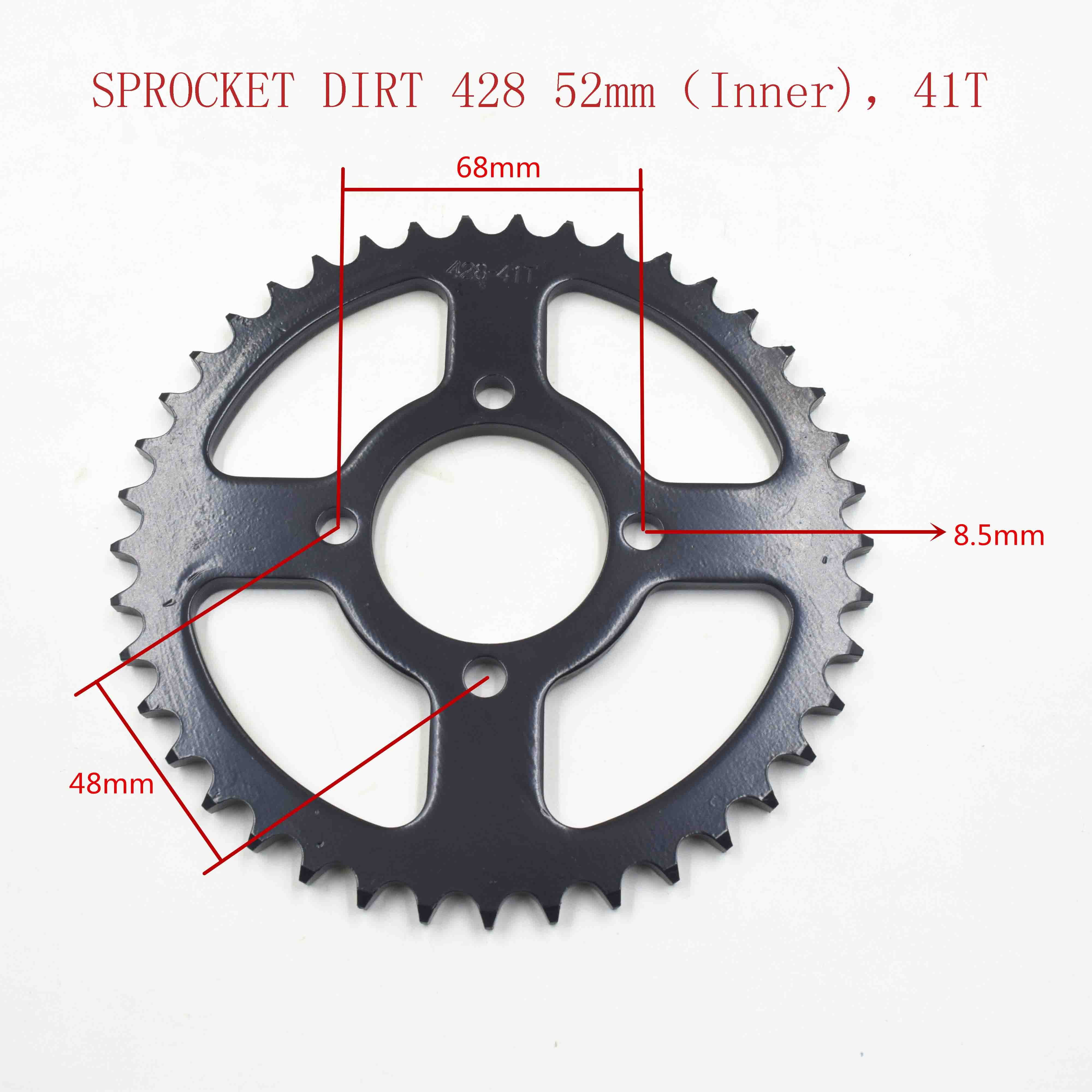 SPROCKET DIRT 428 52mm（Inner)，41T 