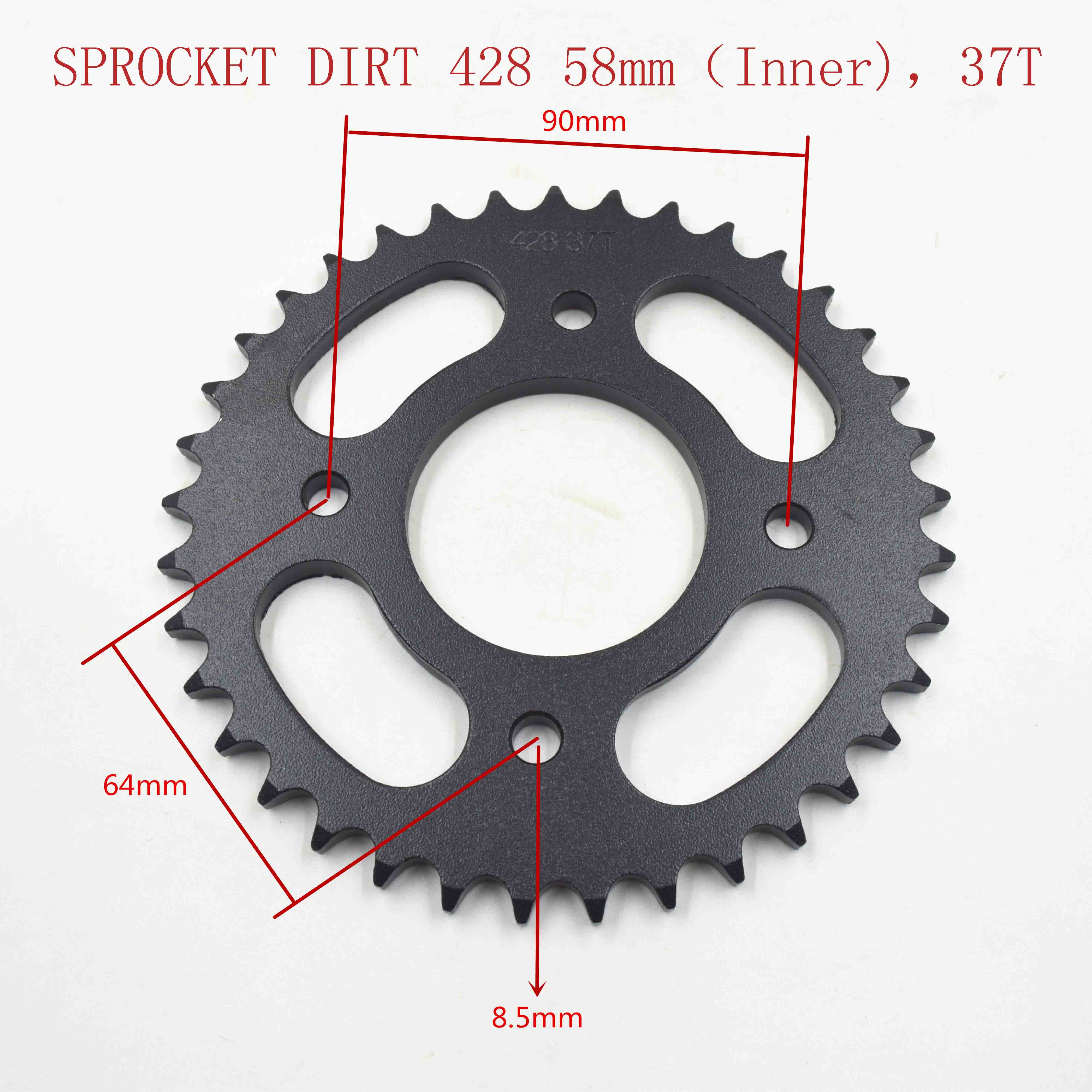 SPROCKET DIRT 428 58mm（Inner)，37T 