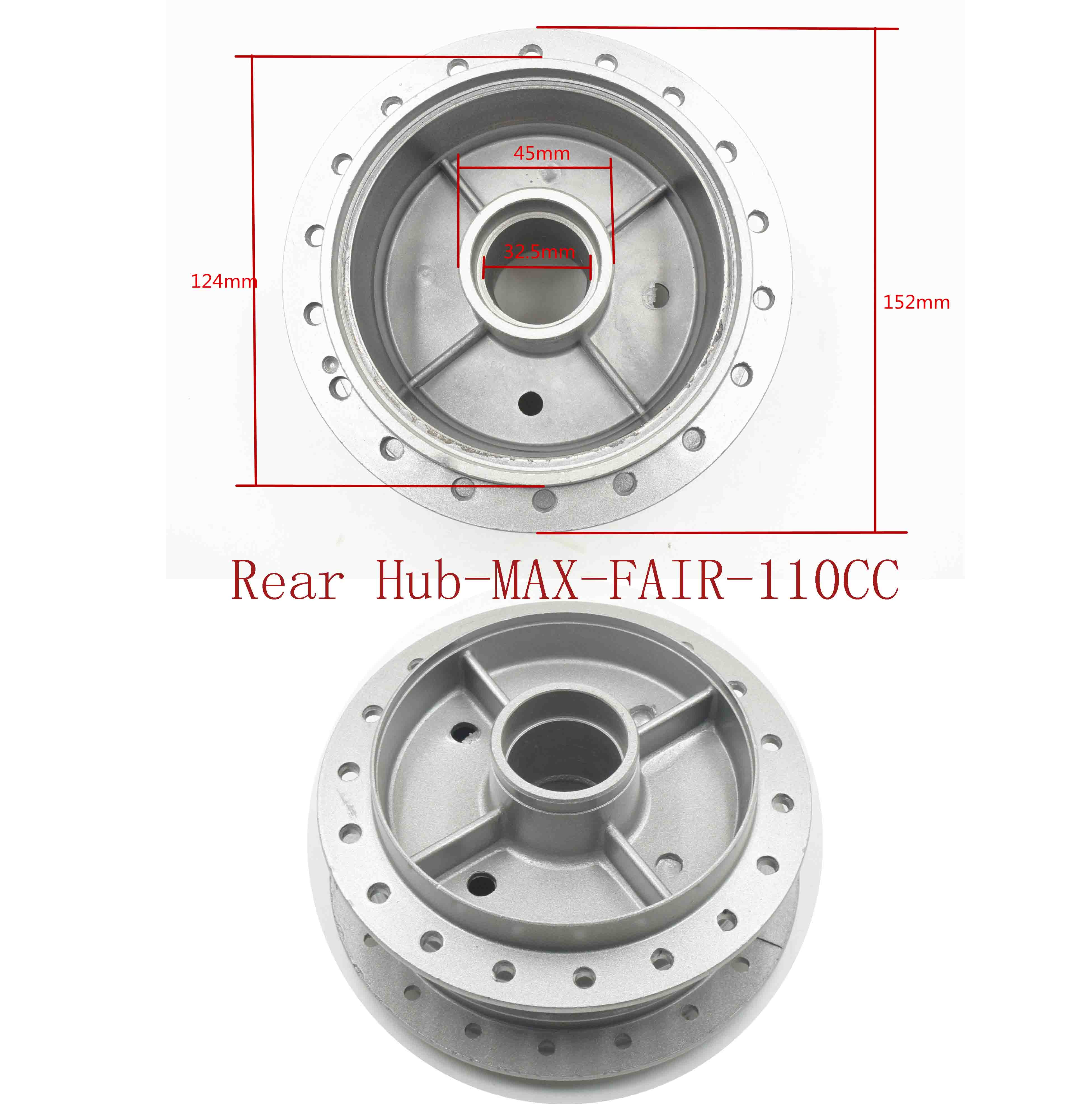 Rear Hub-MAX-FAIR-110CC 