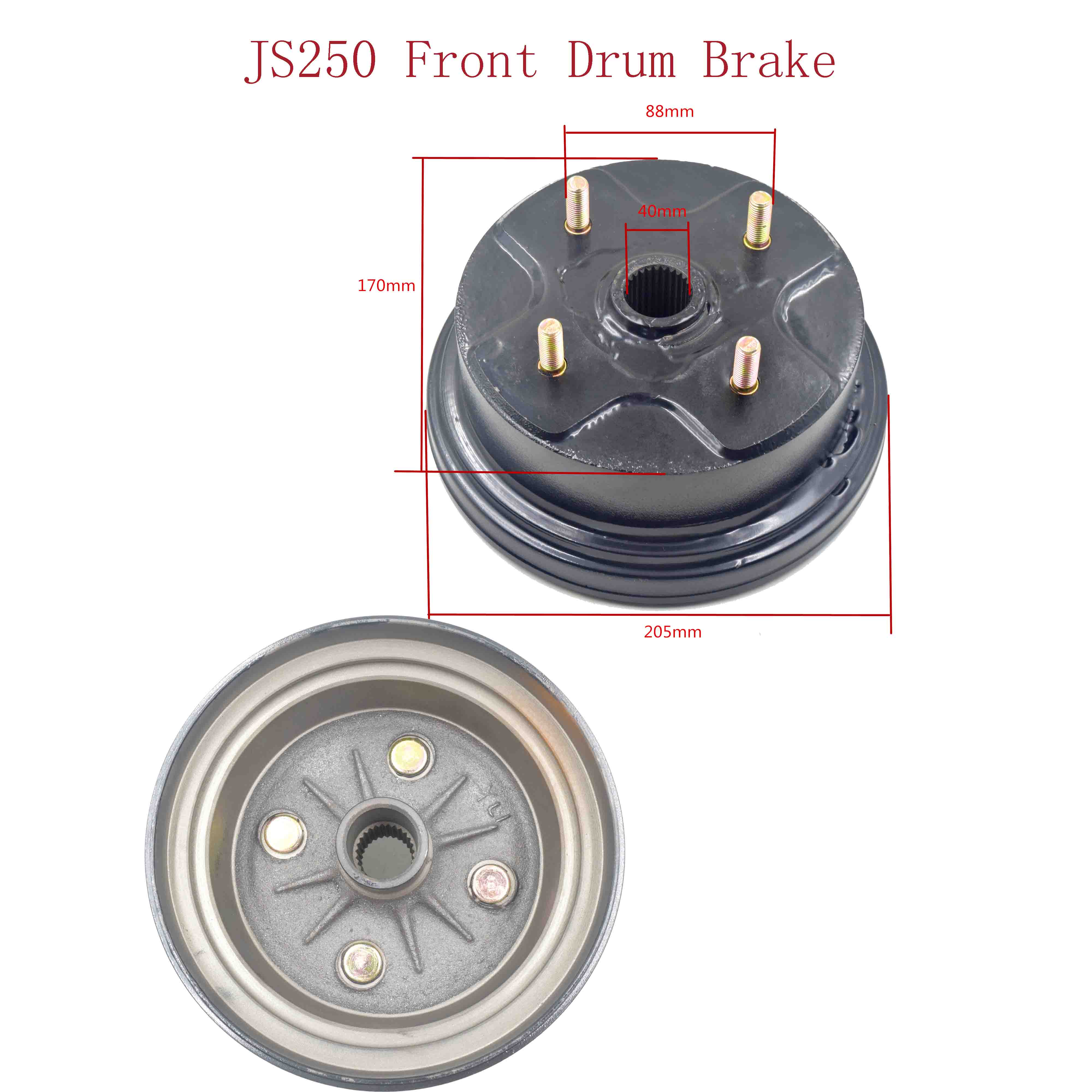 JS250 Front Drum Brake 