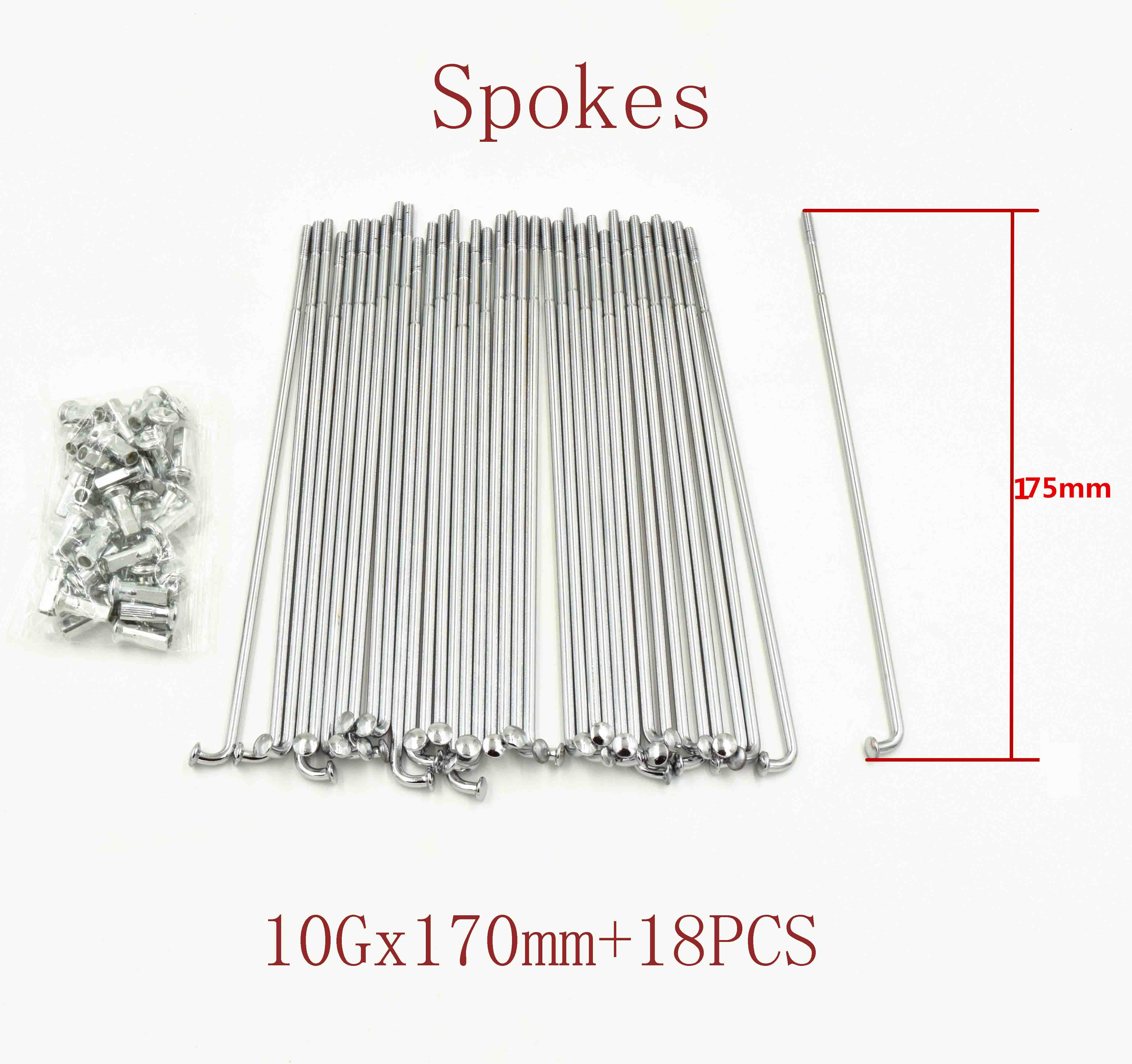 10Gx170mm+18PCS Spokes 