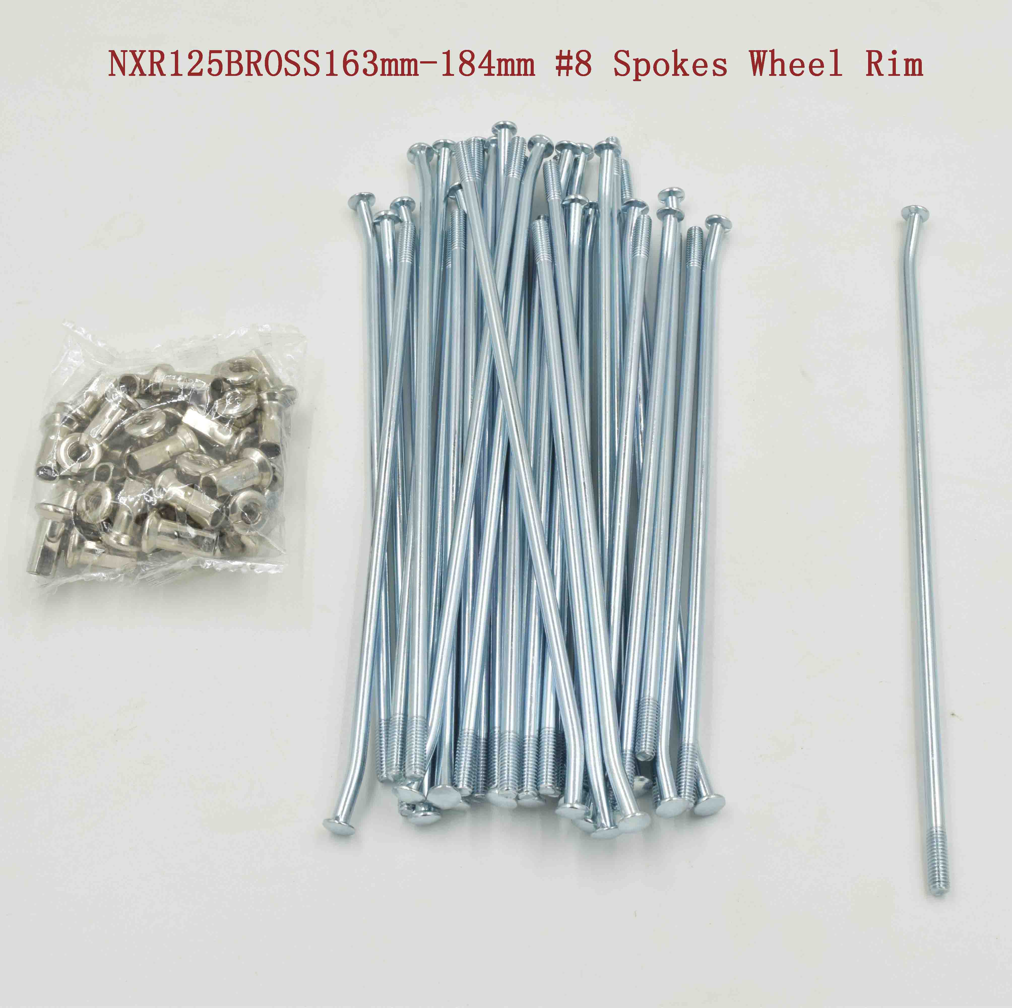 NXR125BROSS163mm-184mm #8 Spokes 