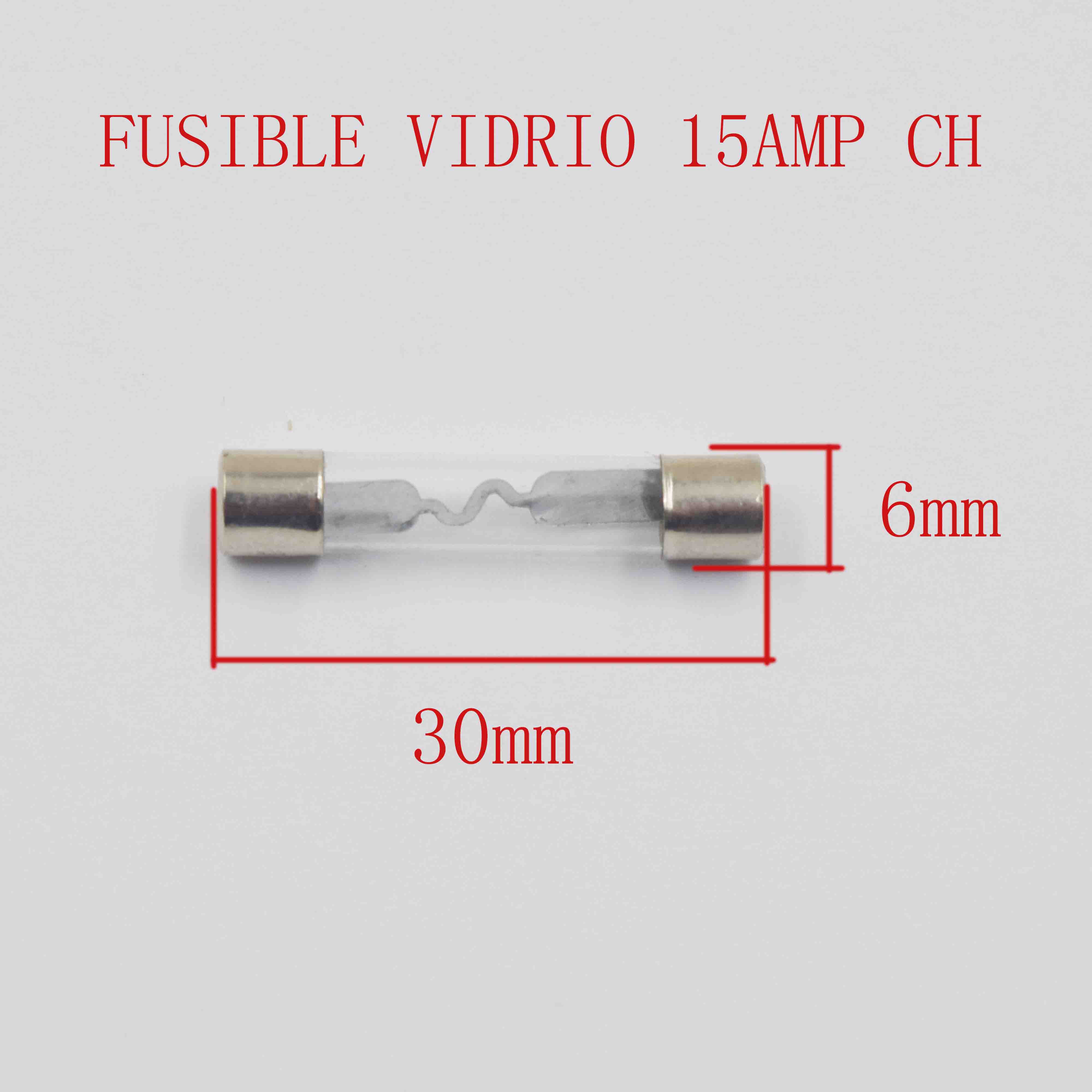 FUSIBLE VIDRIO 15AMP CH 