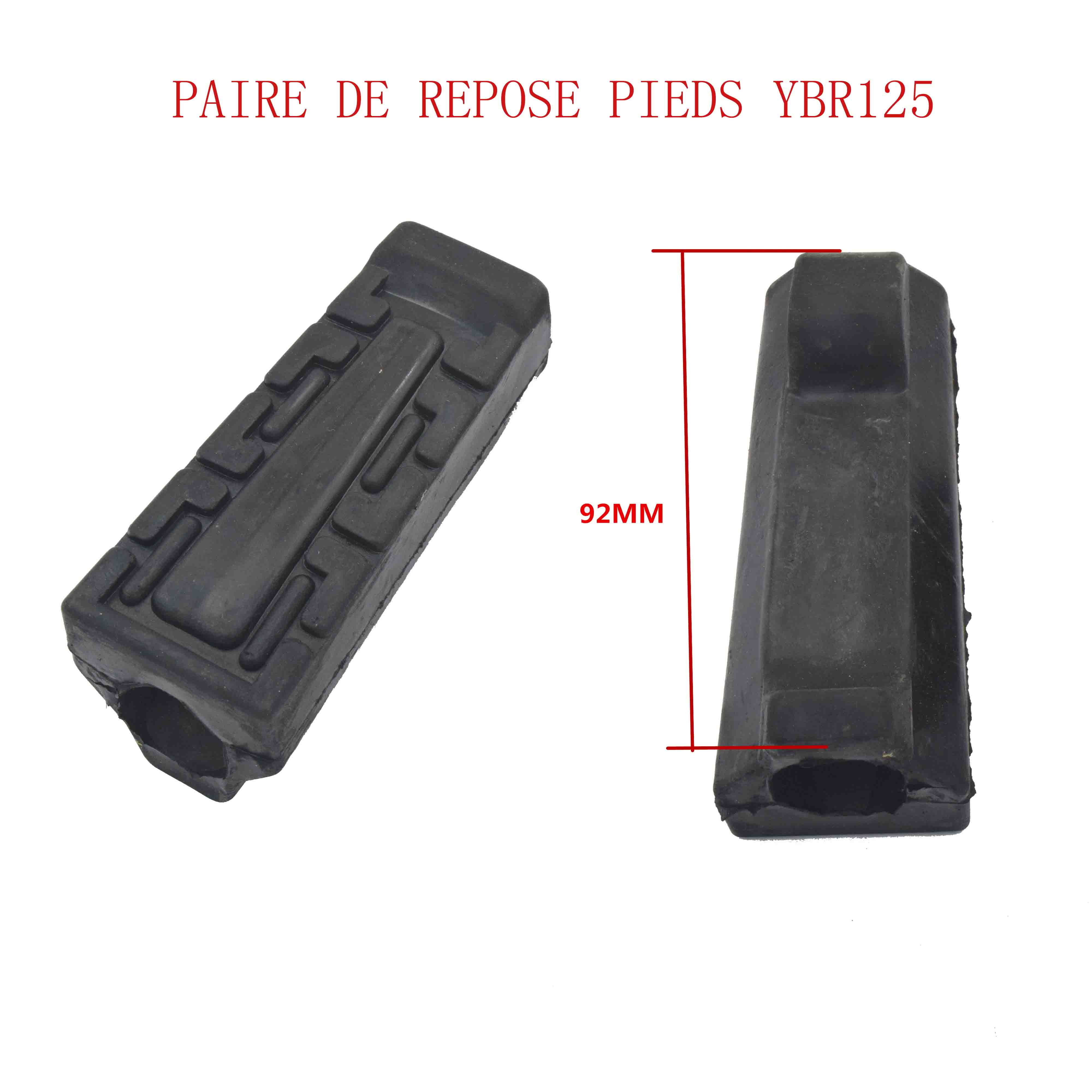 PAIRE DE REPOSE PIEDS YBR125 