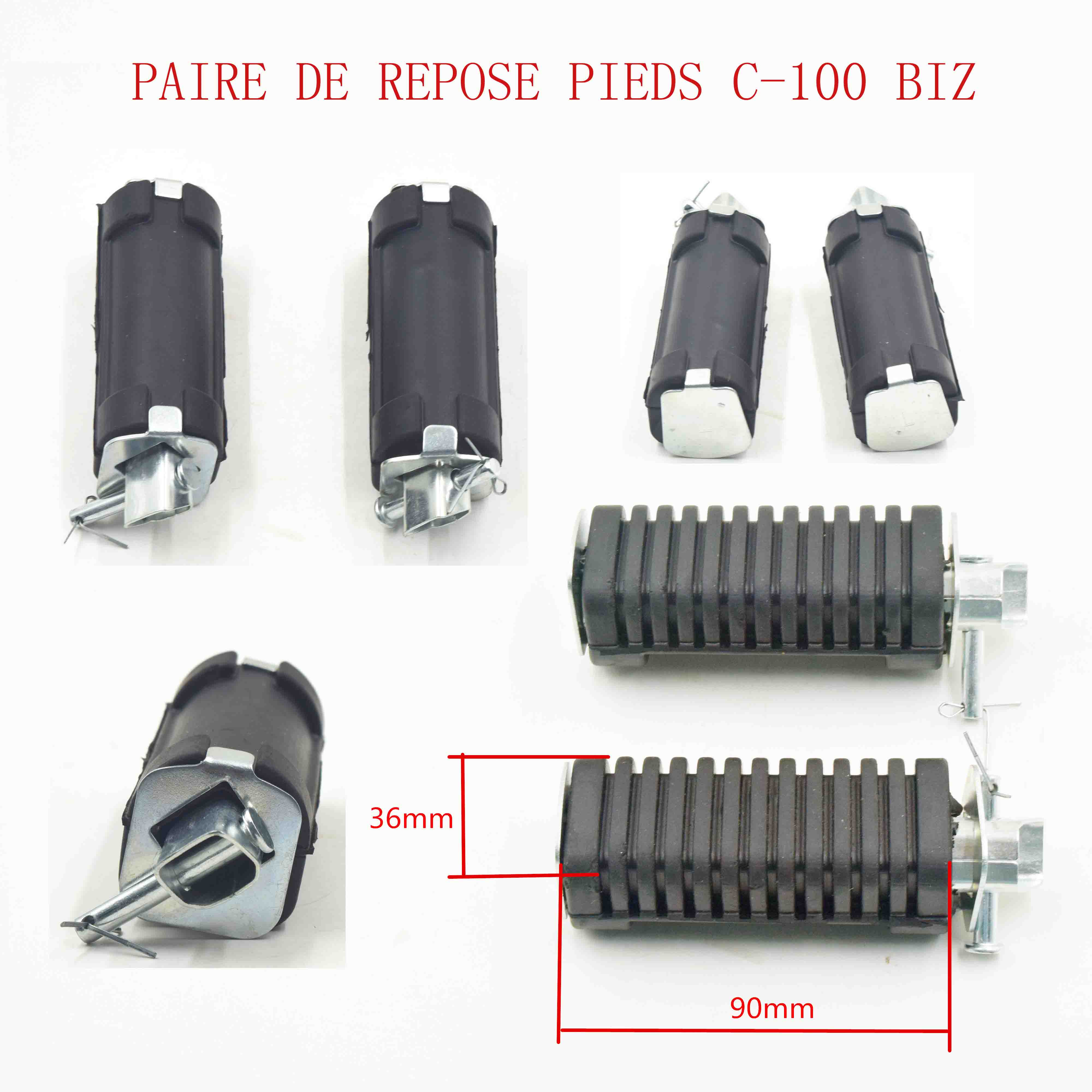 PAIRE DE REPOSE PIEDS C-100 BIZ 