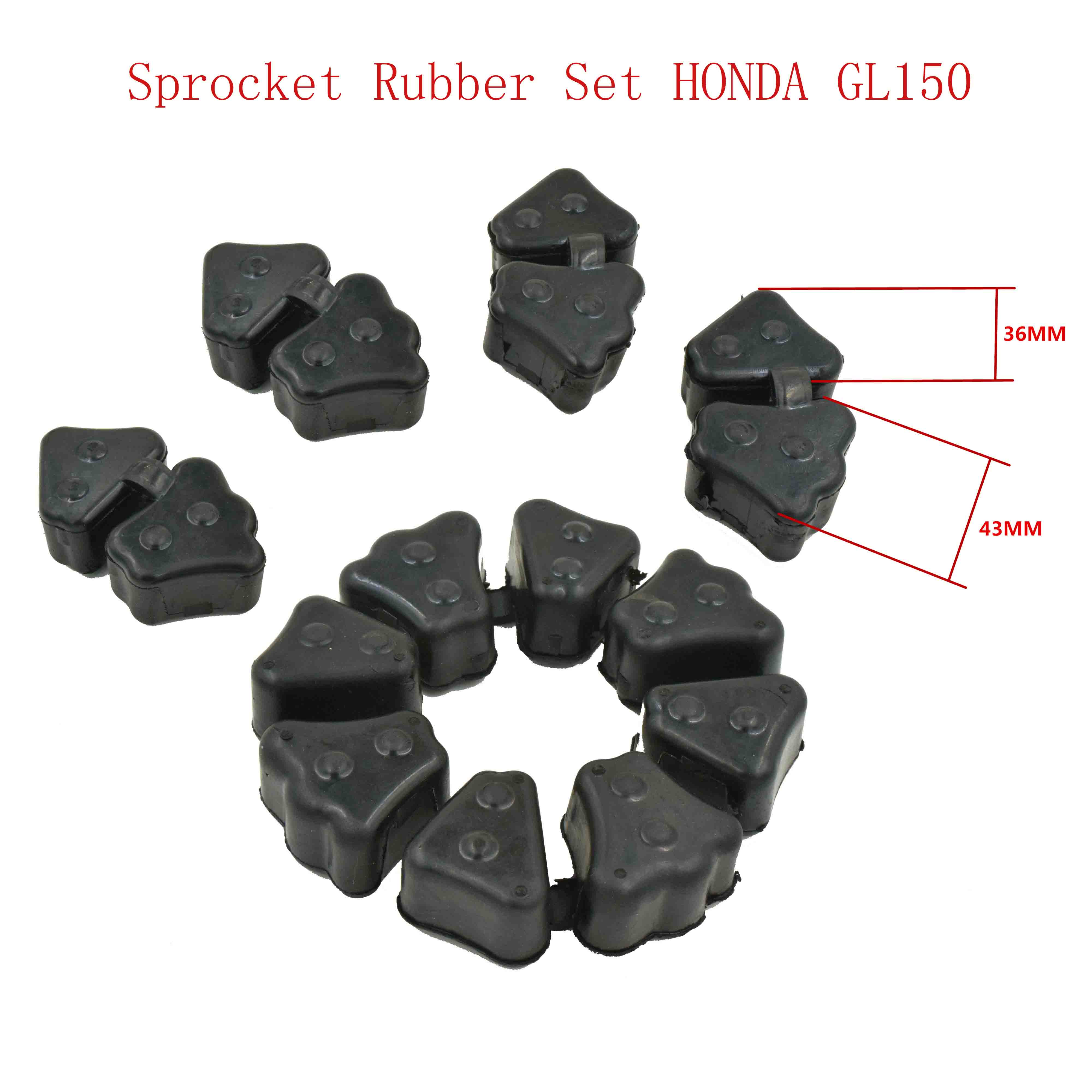 Sprocket Rubber Set HONDA GL150 