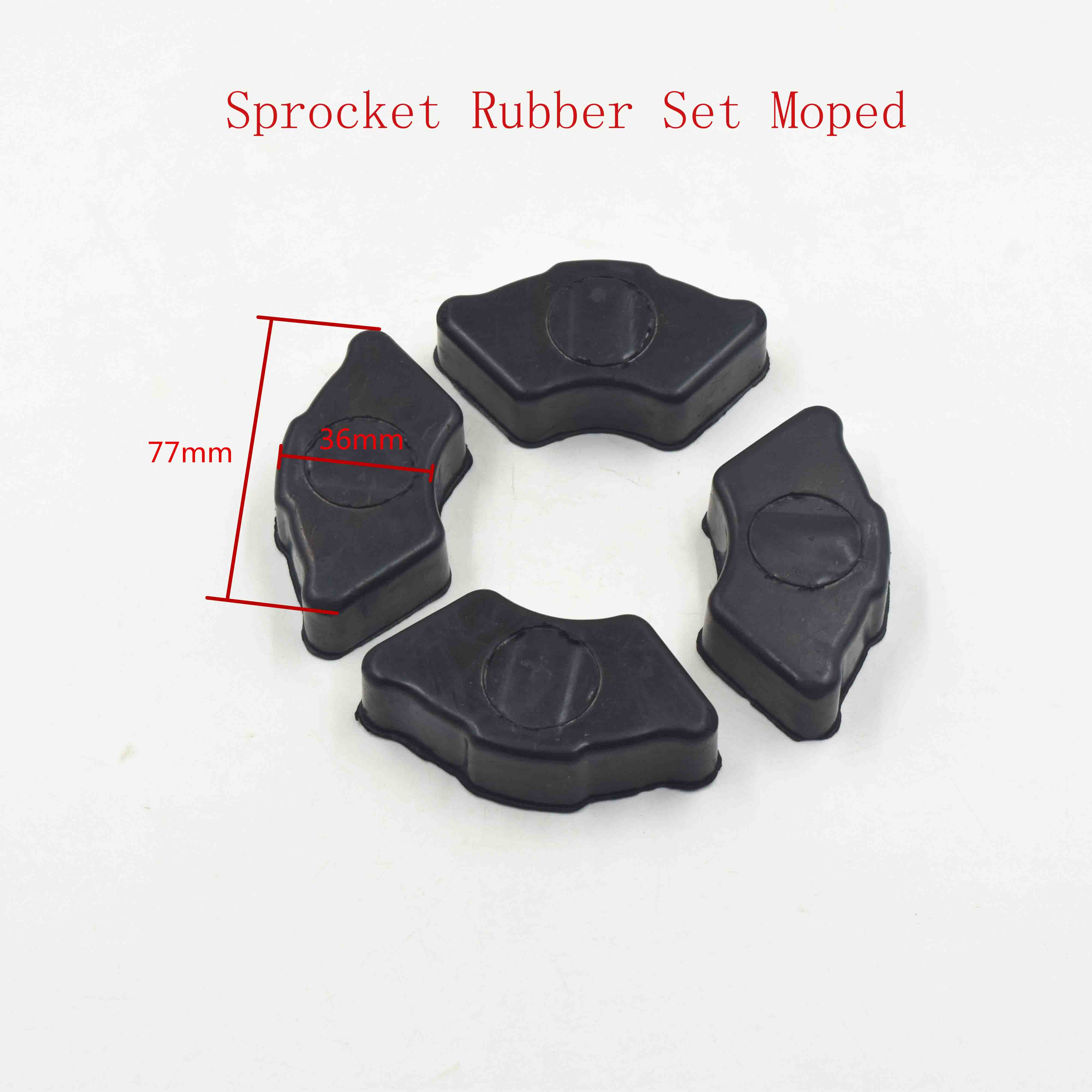 Sprocket Rubber Set Moped 