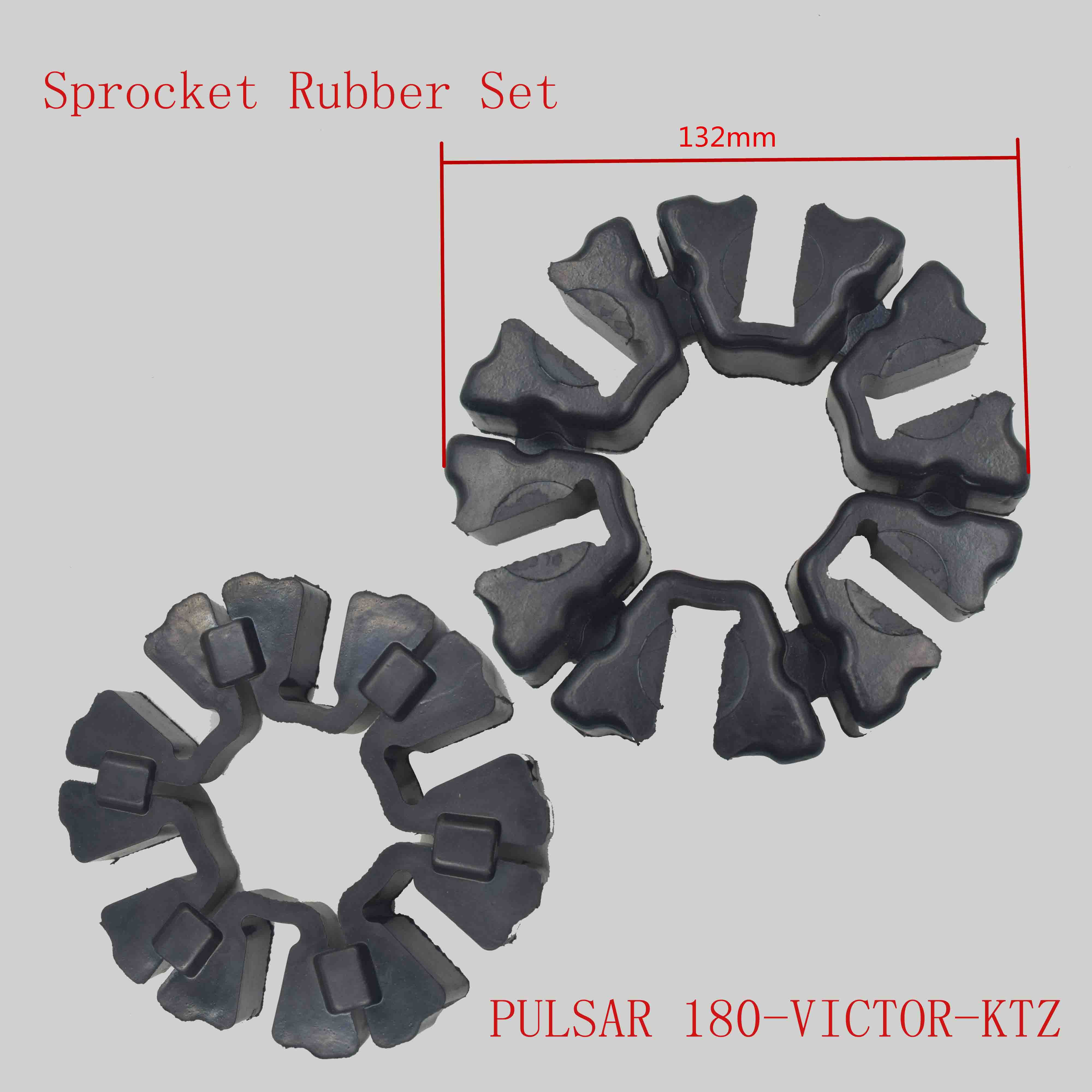 Sprocket Rubber Set PULSAR 180-VICTOR-KTZ 