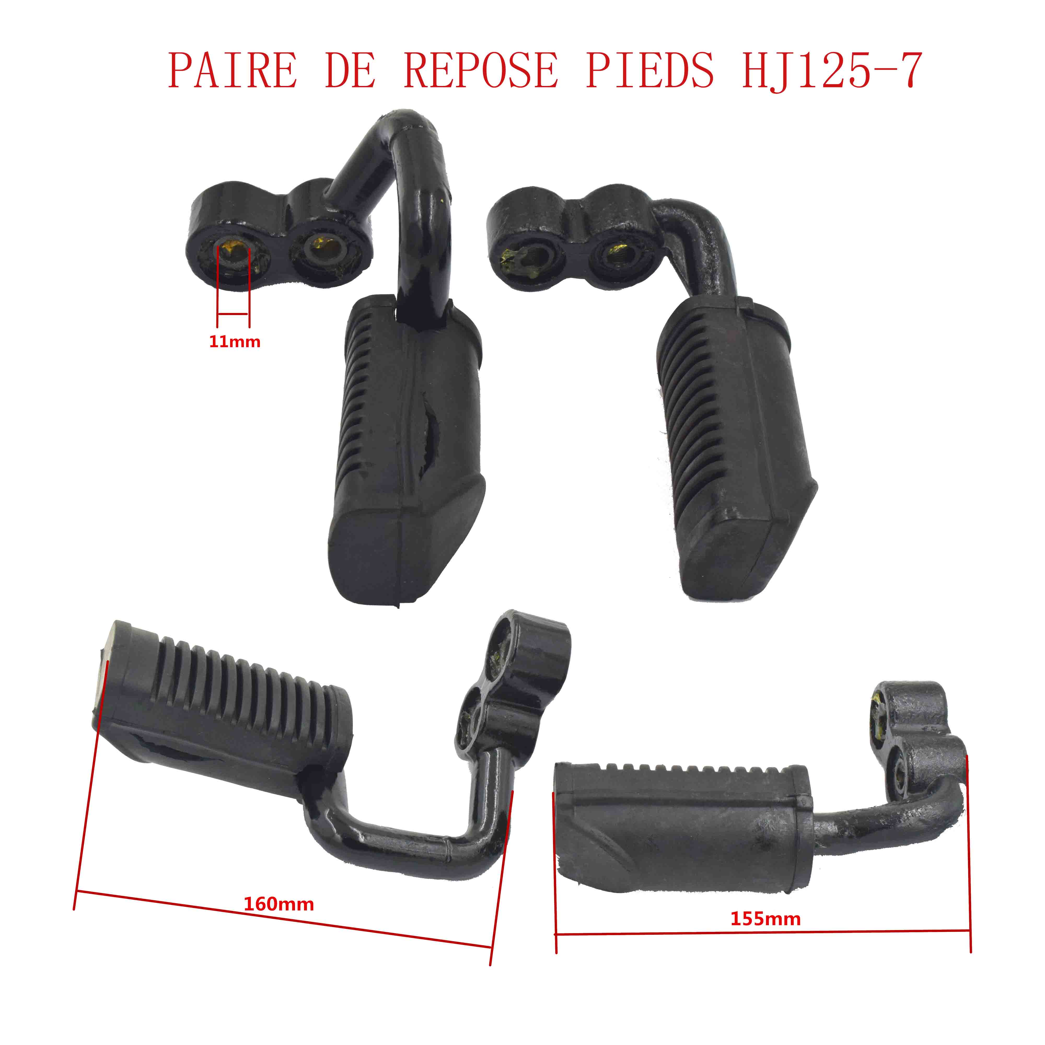 PAIRE DE REPOSE PIEDS HJ125-7 