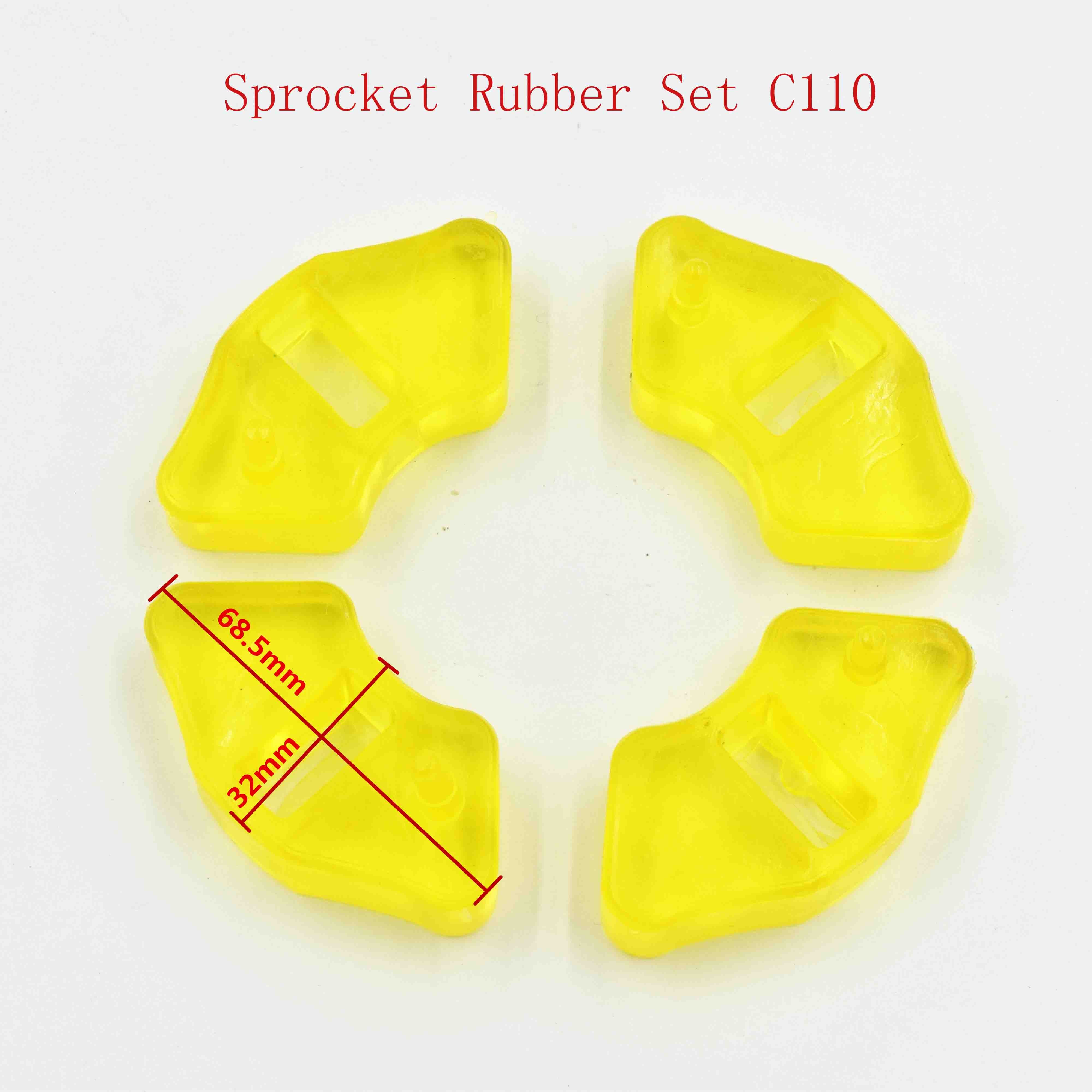 Sprocket Rubber Set C110 