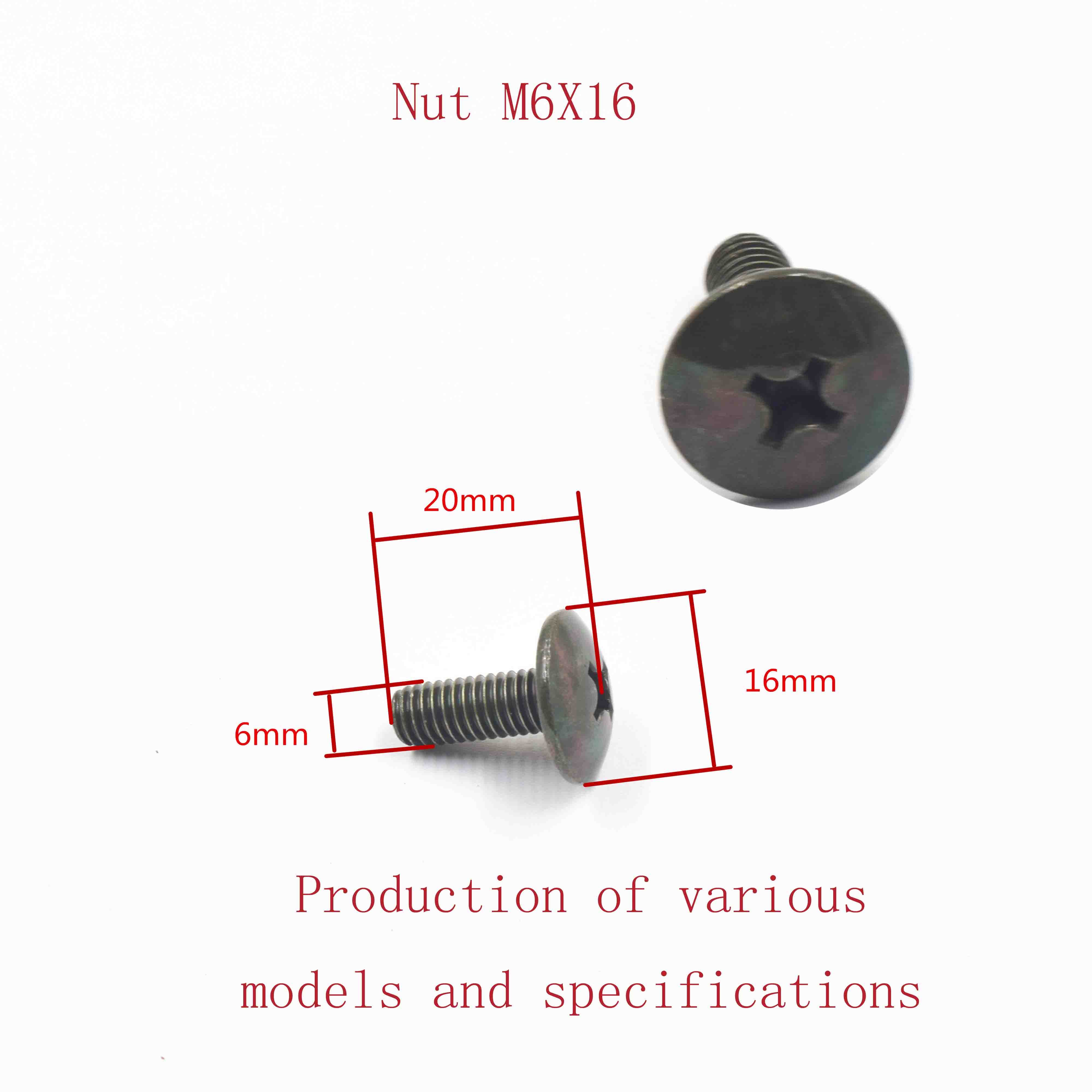 Nut M6X16 