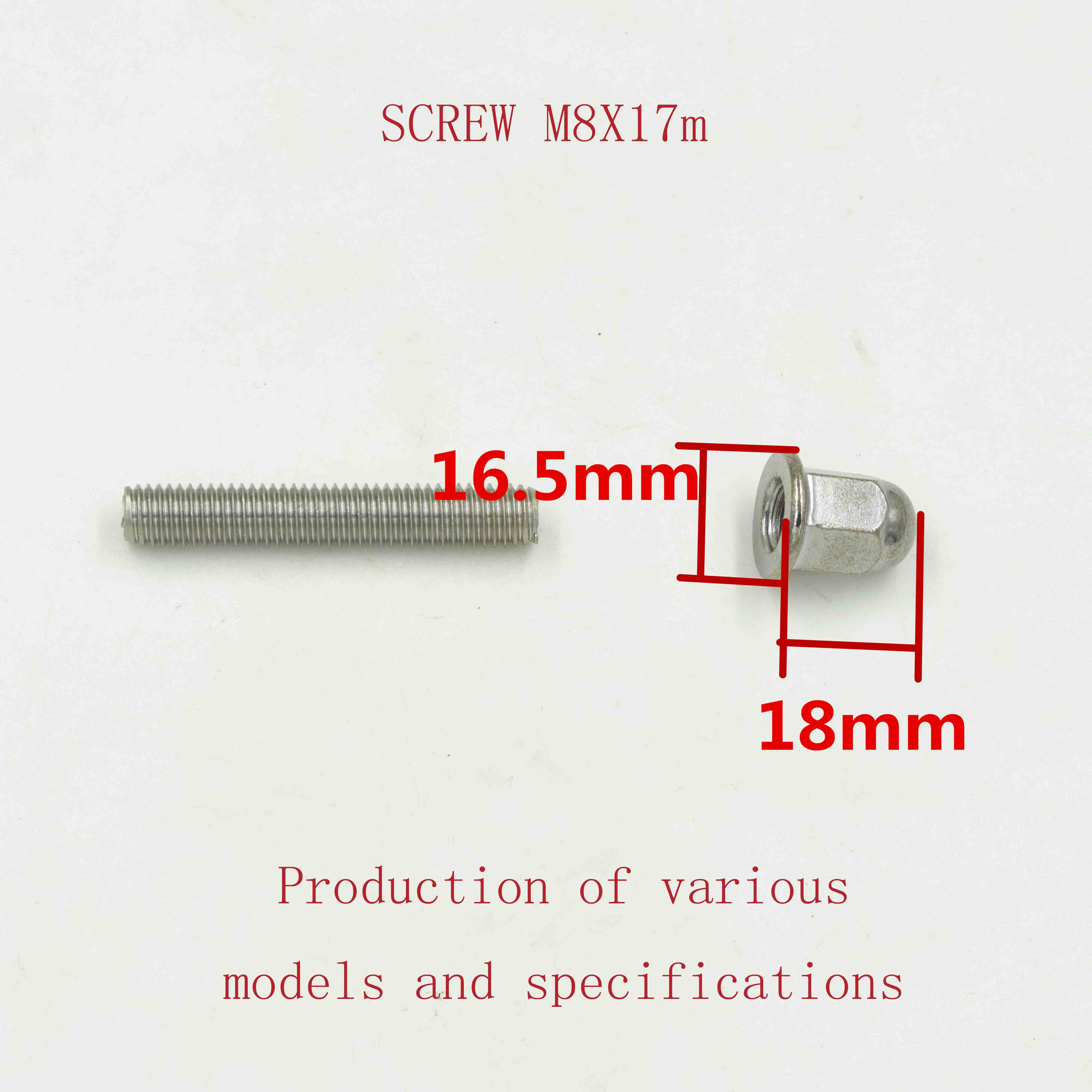SCREW M8X17m 