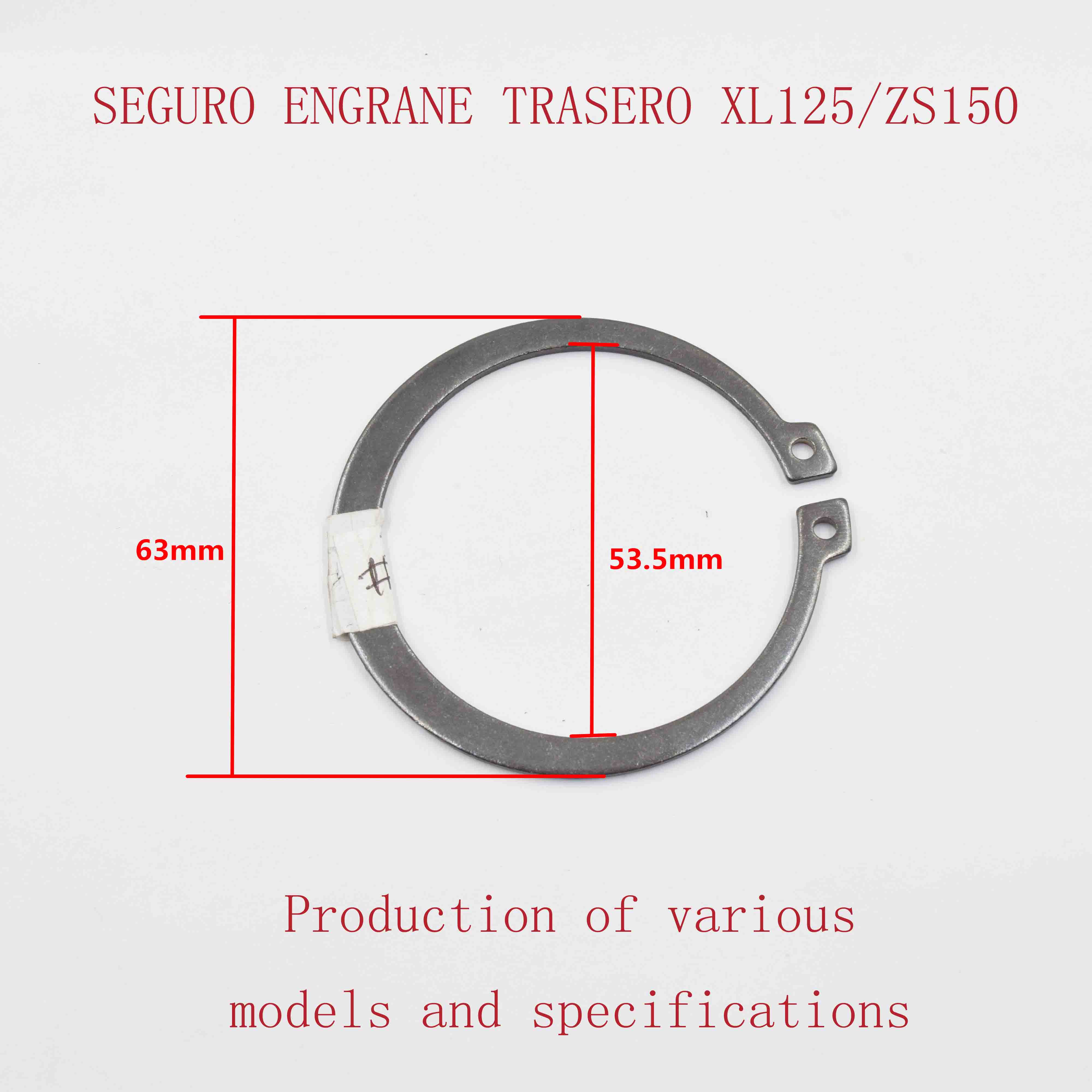 SEGURO ENGRANE TRASERO XL125 ZS150 