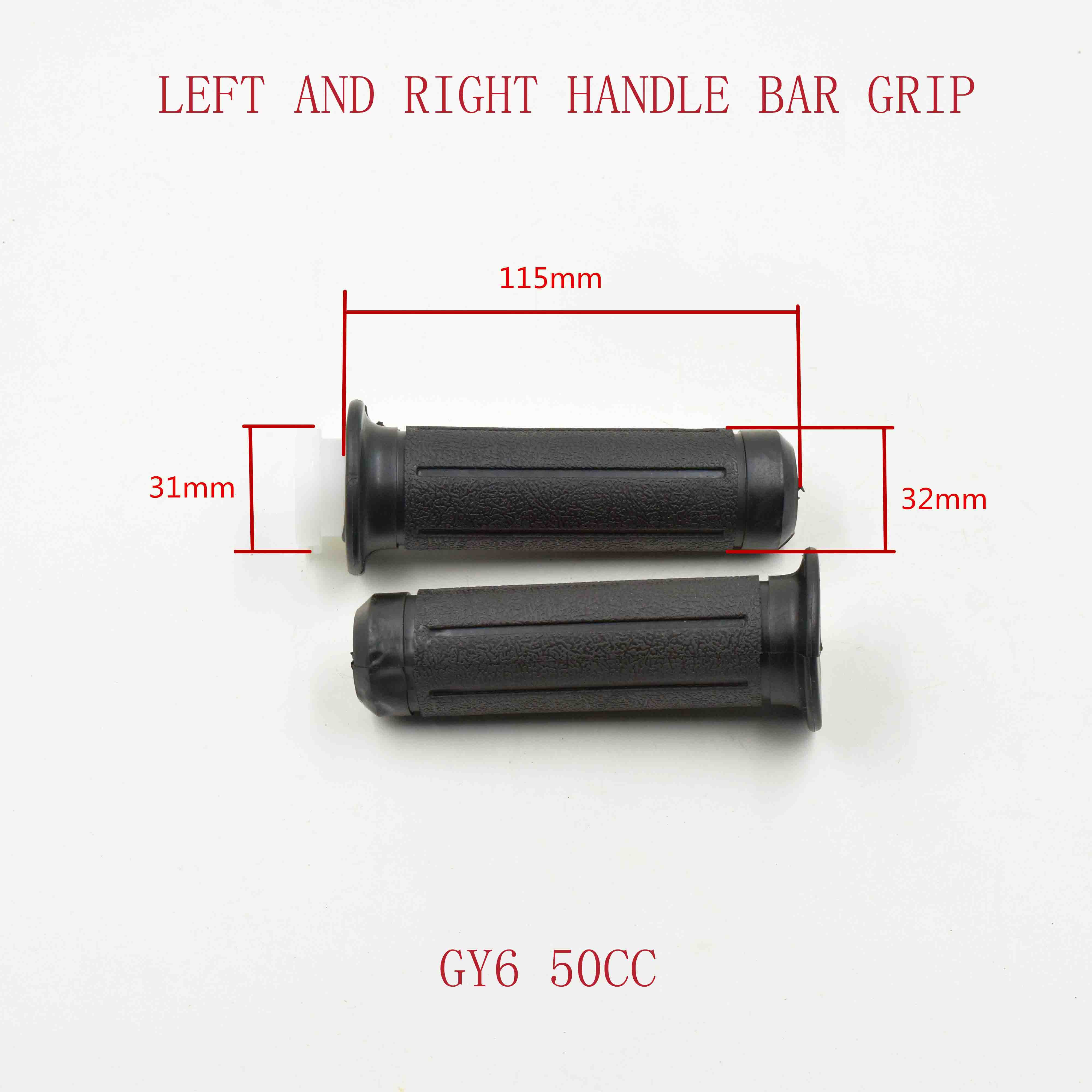LEFT AND RIGHT HANDLE BAR GRIP GY6 50cc 