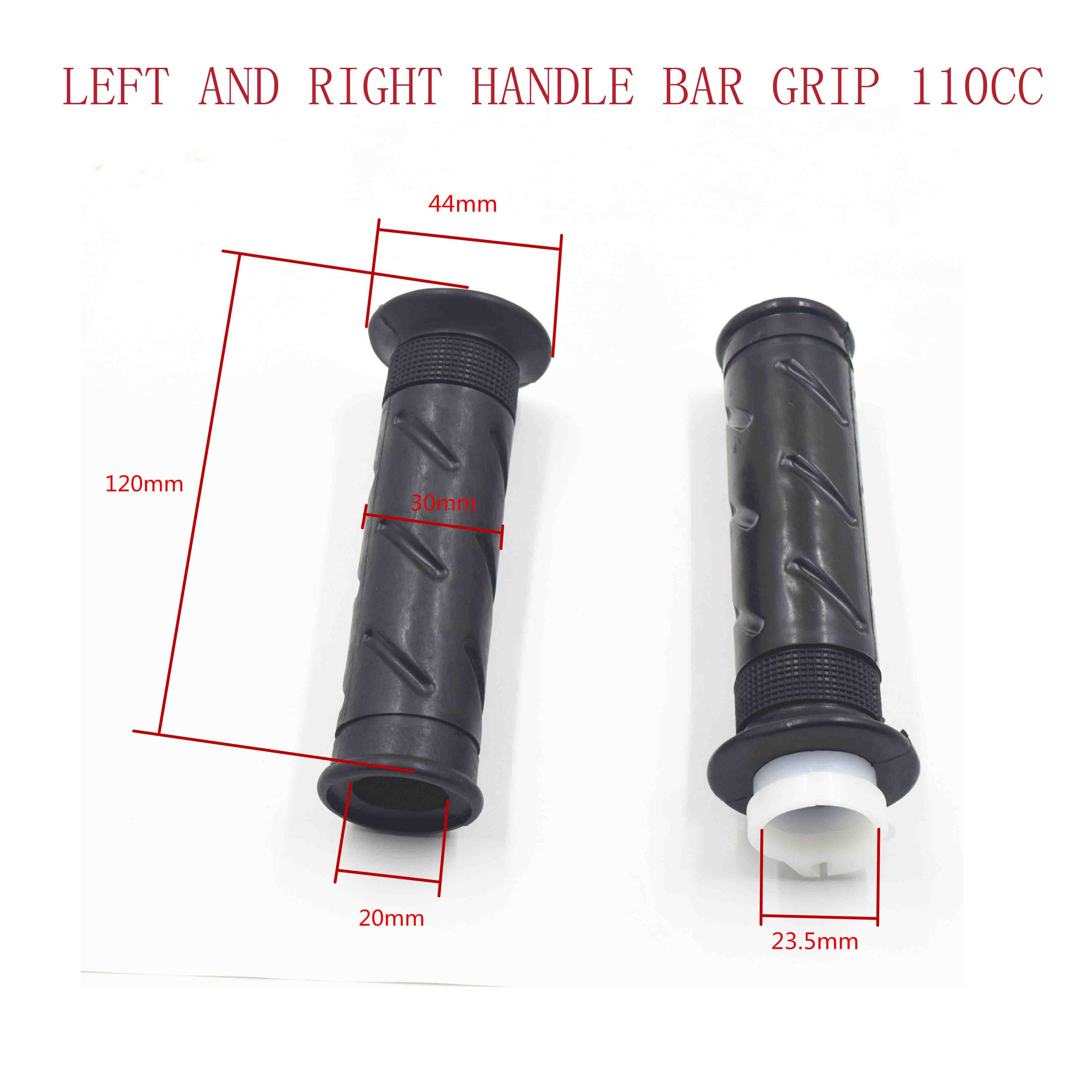 LEFT AND RIGHT HANDLE BAR GRIP 110CC 