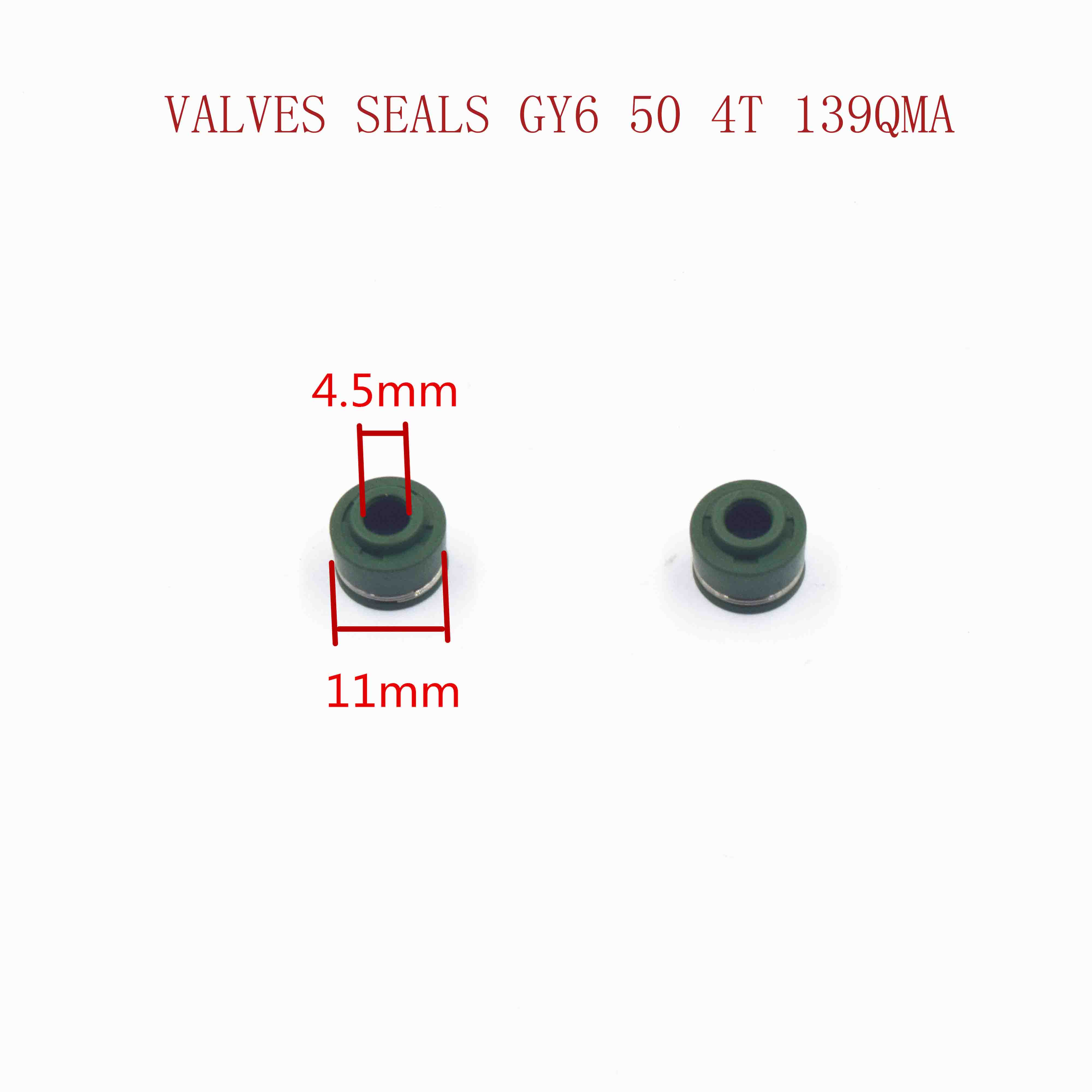 VALVES SEALS GY6 50 4T 139QMA 