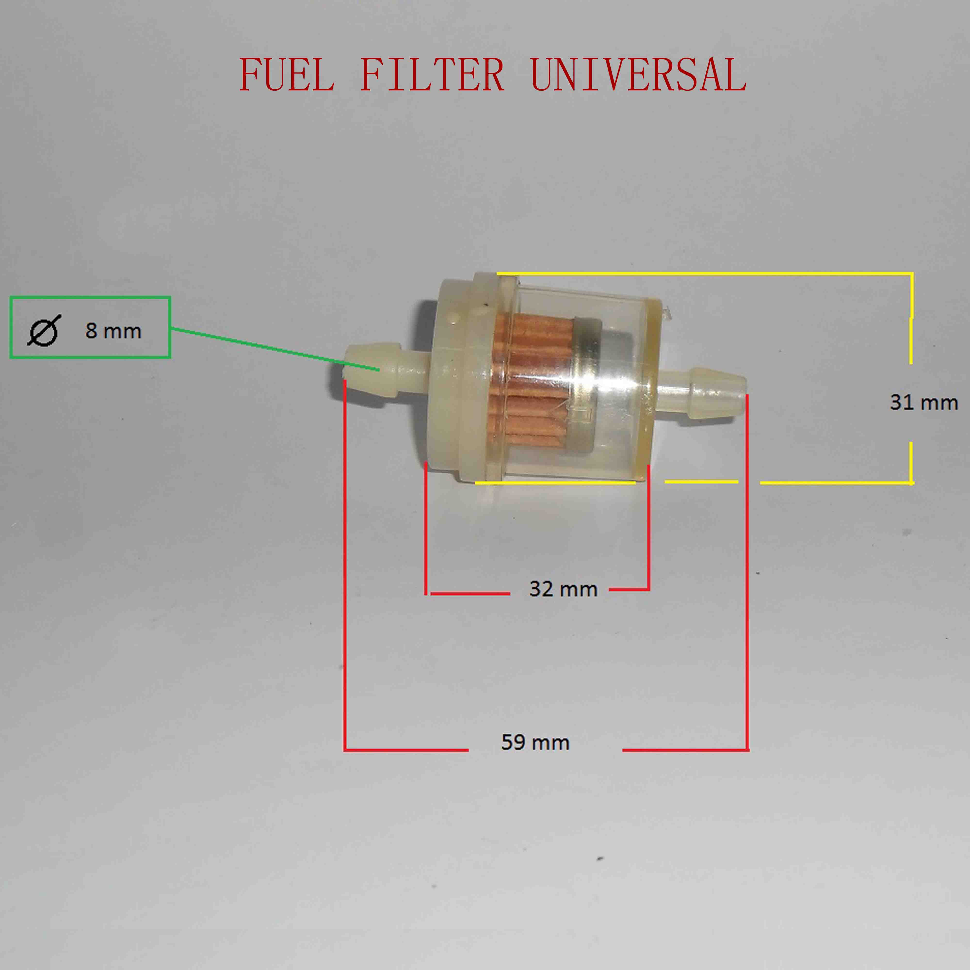 fuel filter universal (2) 