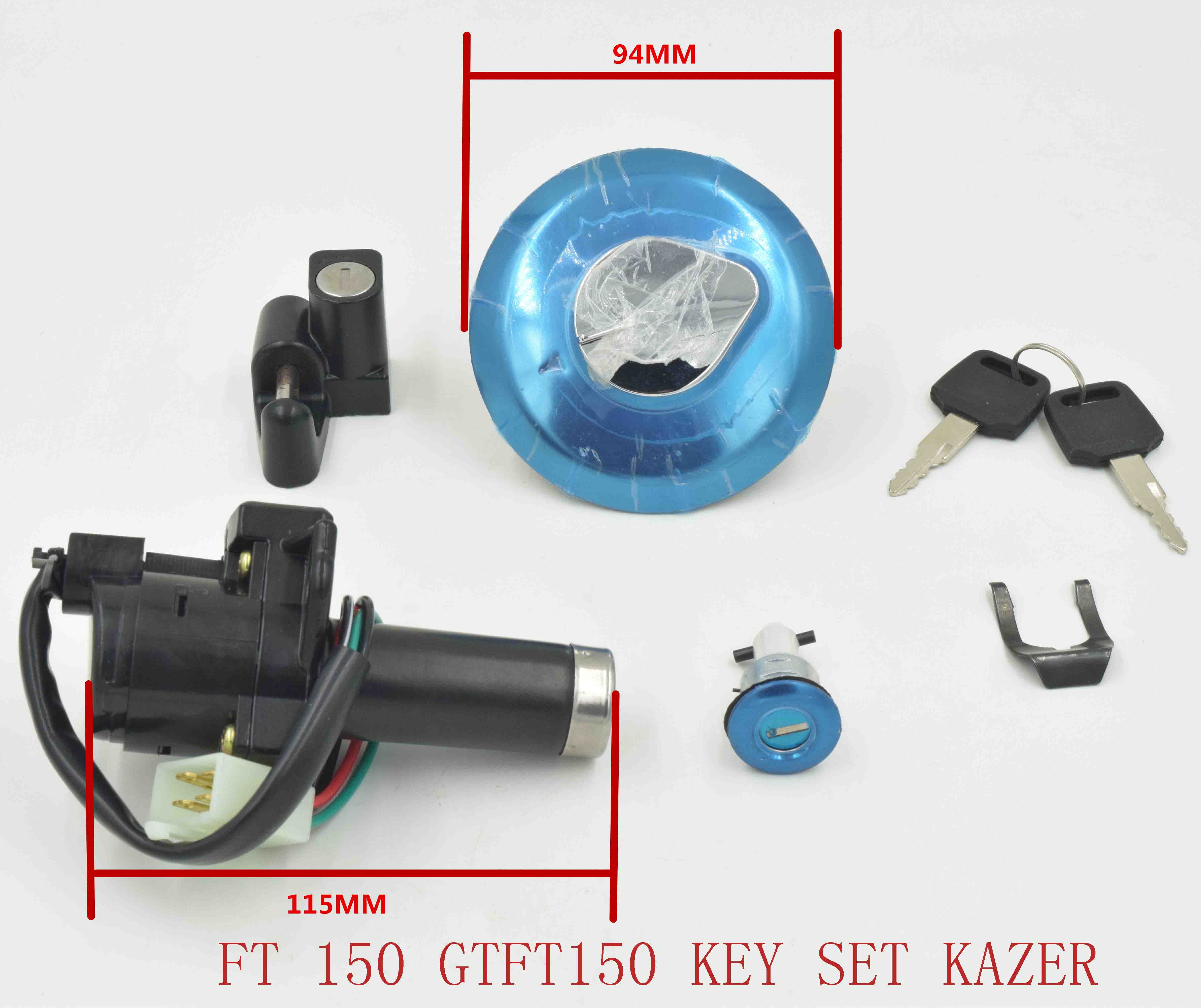 FT 150 GTFT150 KEY SET KAZER 