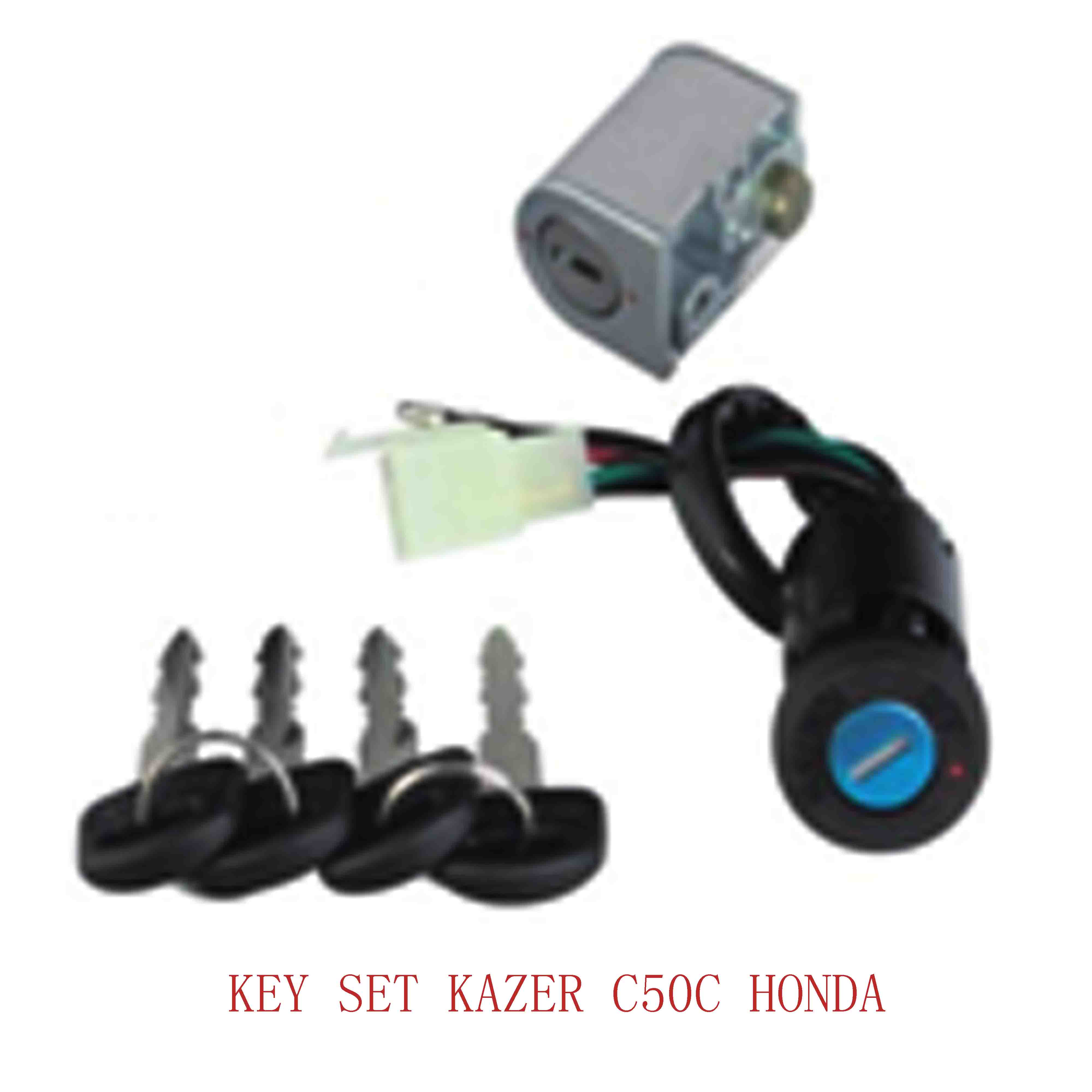 KEY SET KAZER C50C HONDA 