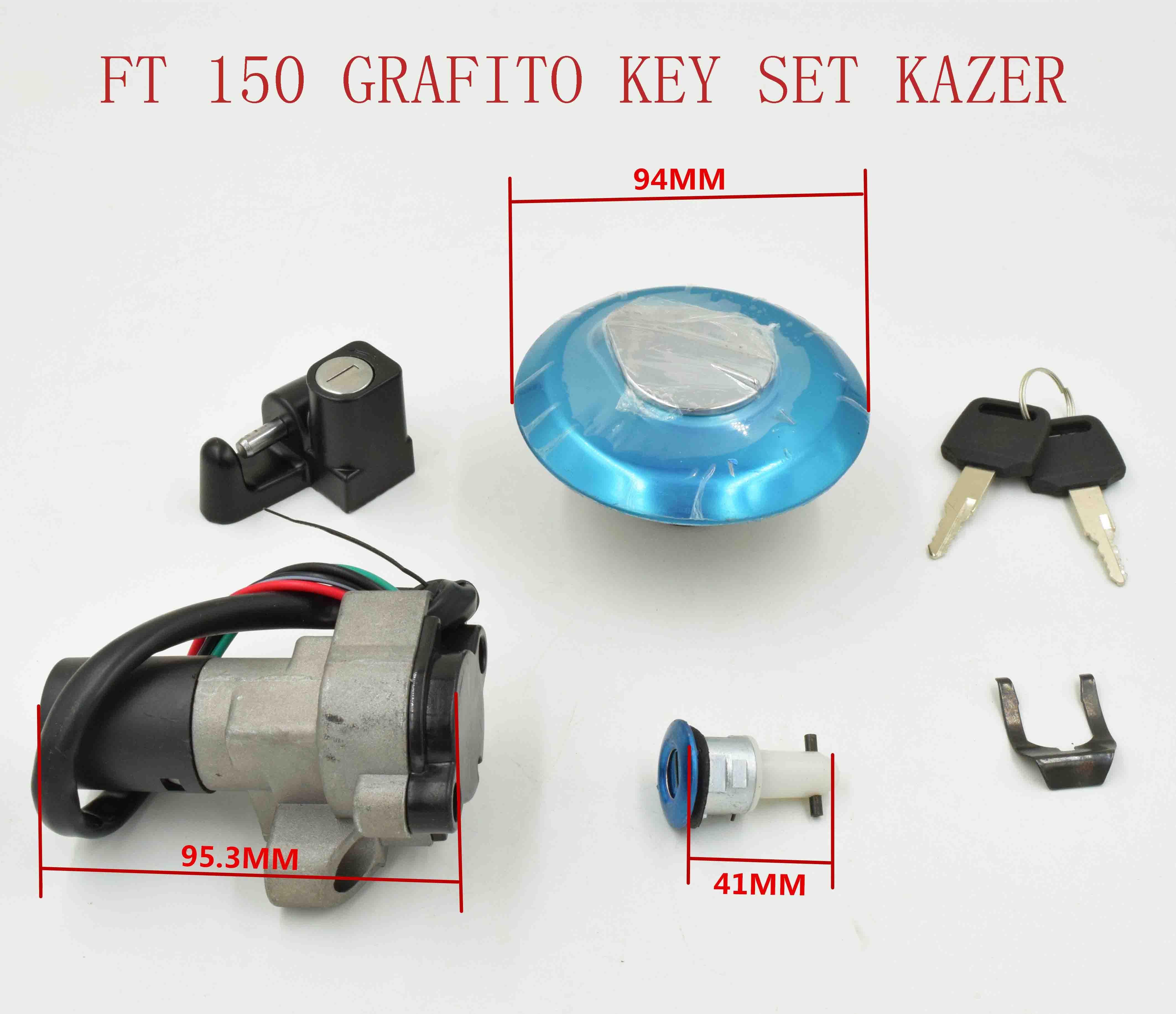 FT 150 GRAFITO KEY SET KAZER 