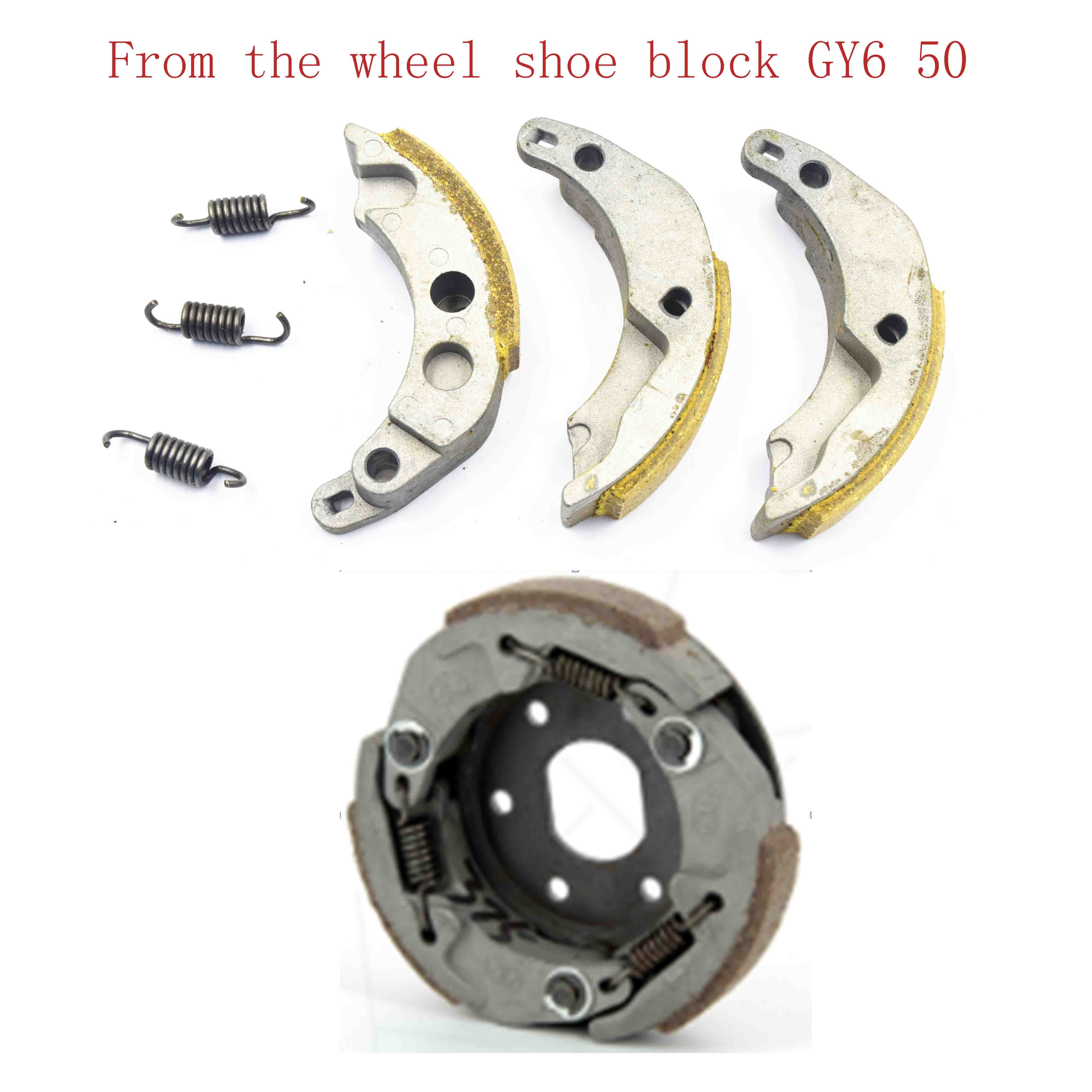 From the wheel shoe block GY6 50 