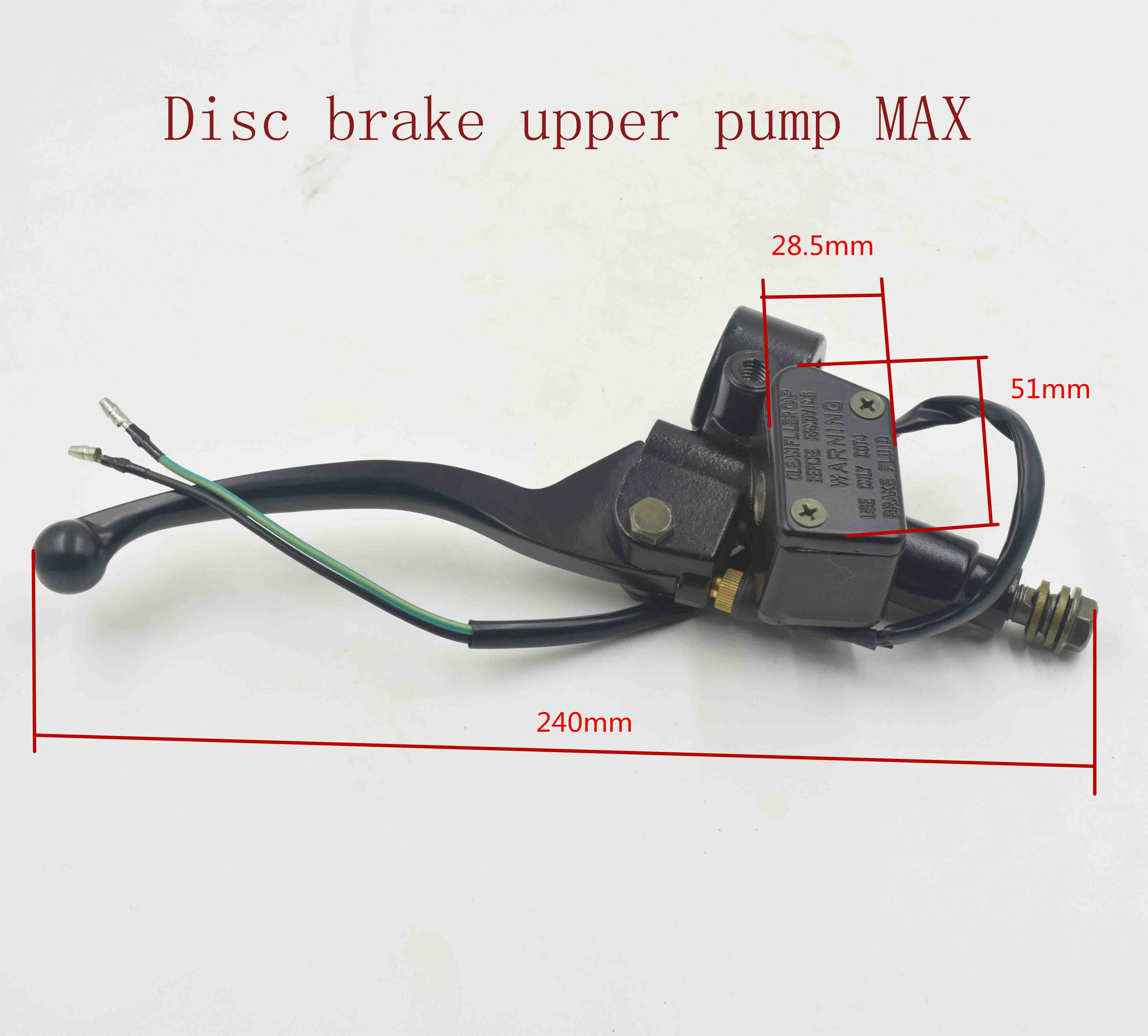 Disc brake upper pump MAX 