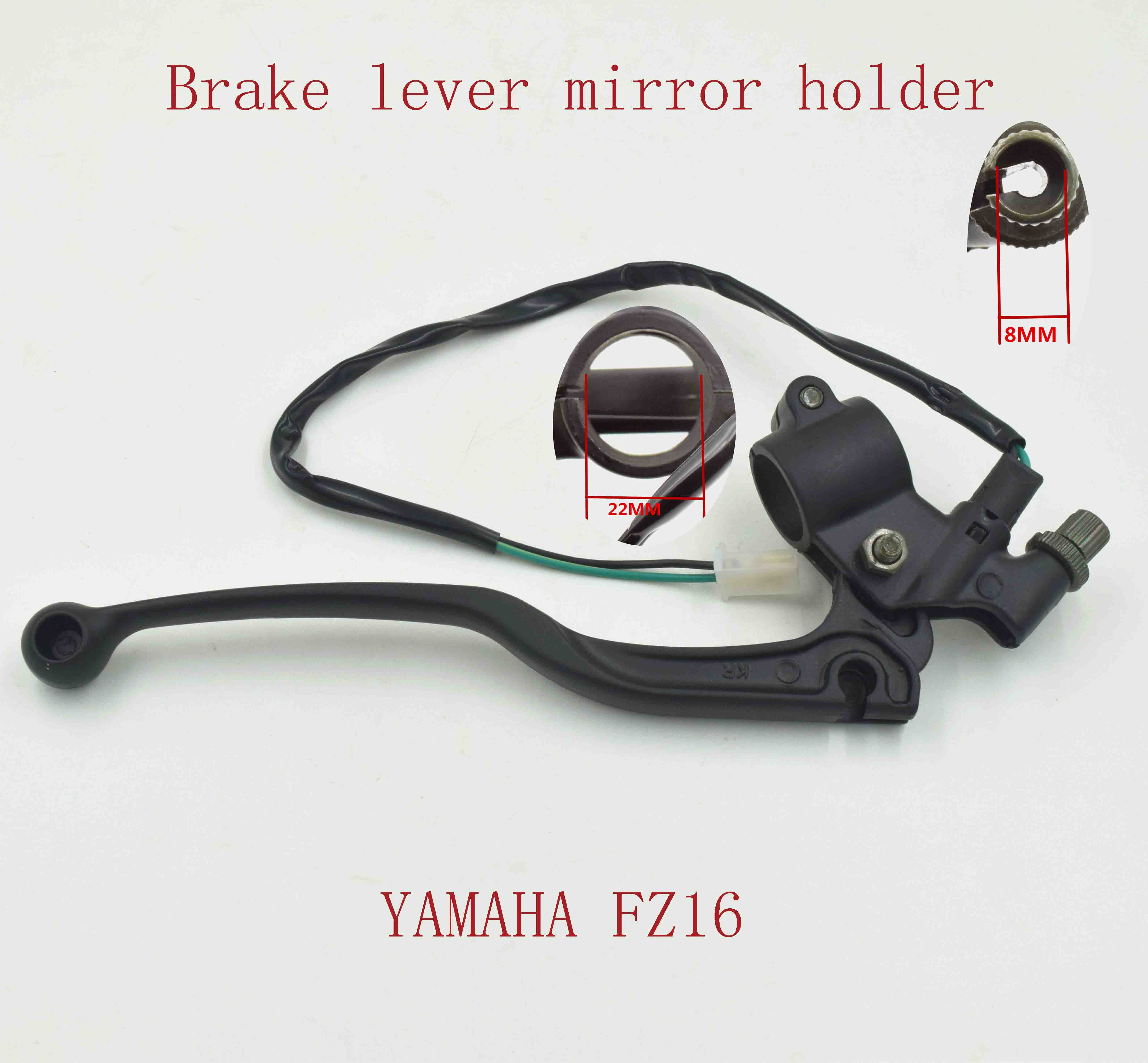 Brake lever mirror holder 