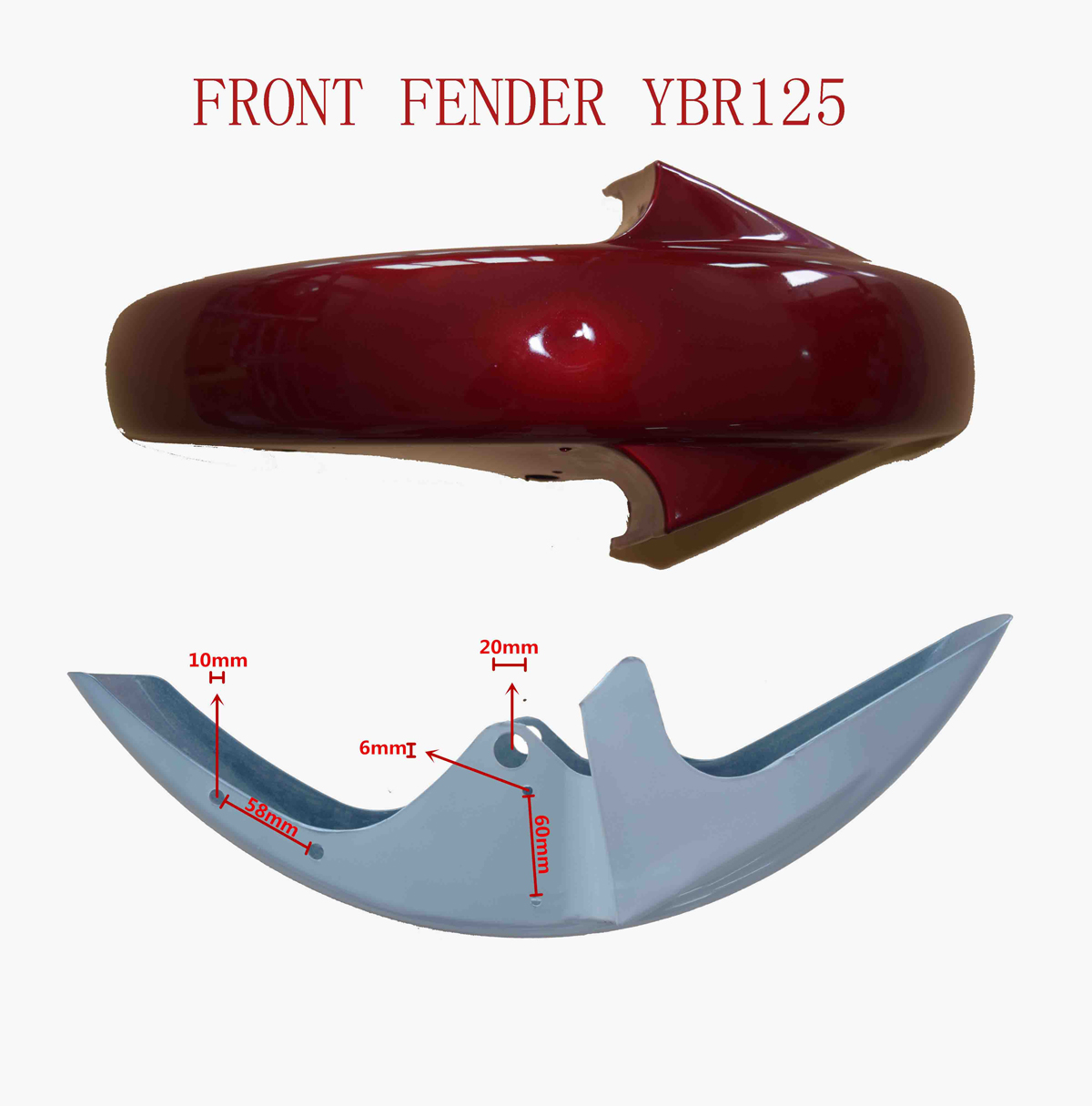 FRONT-FENDER-YBR125 